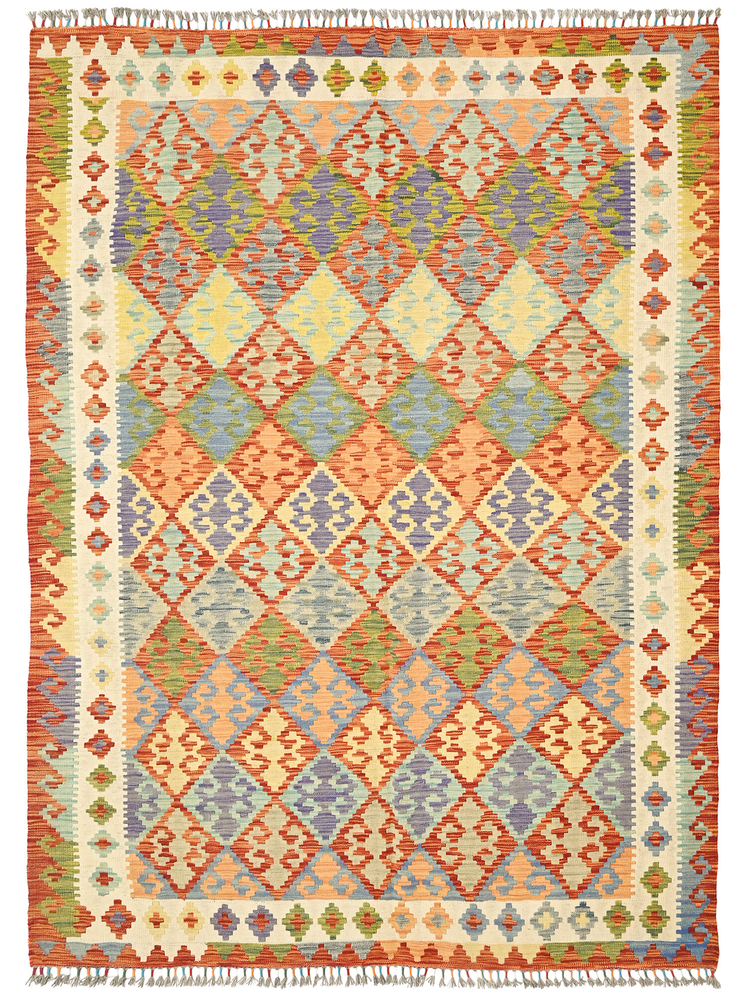Kelim Afghan Old style Matta 207x292
