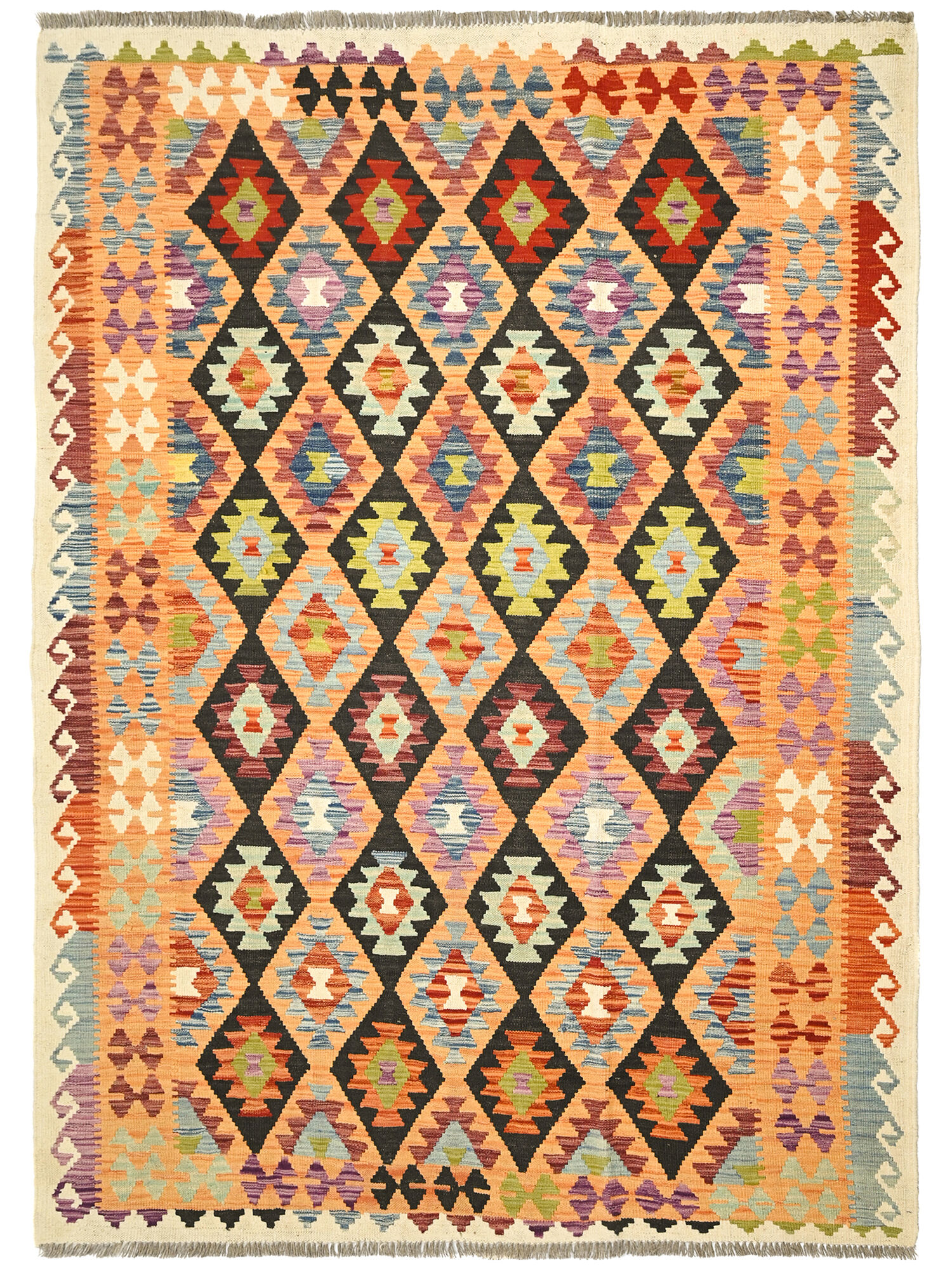 Kelim Afghan Old style Matta 172x238