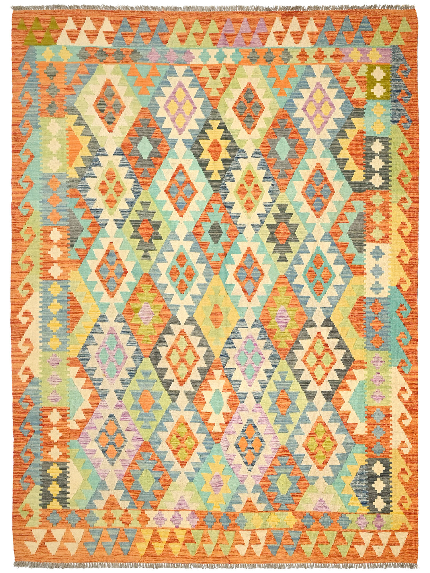 Kelim Afghan Old style Matta 207x286