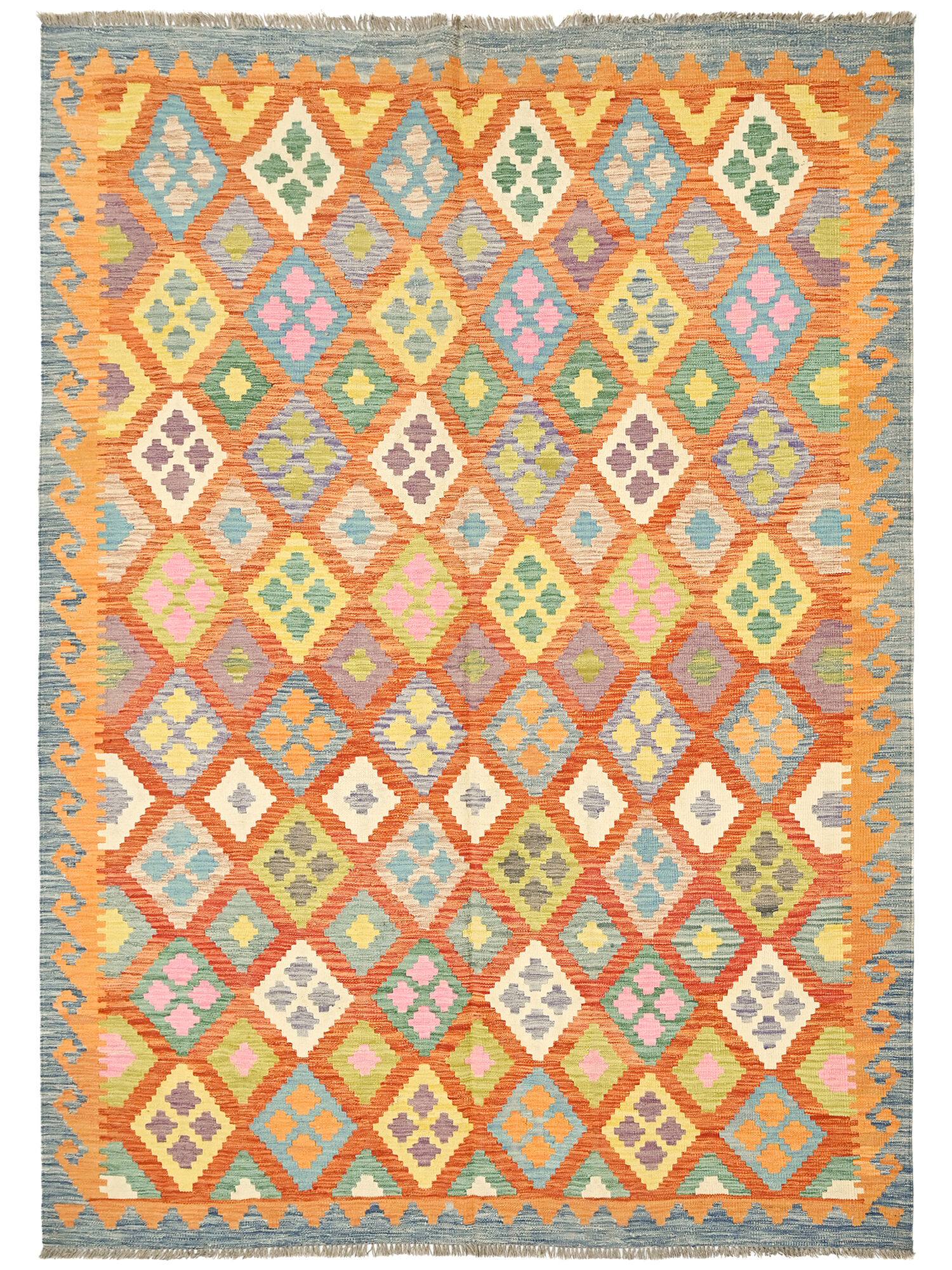 Kelim Afghan Old style Matta 205x291