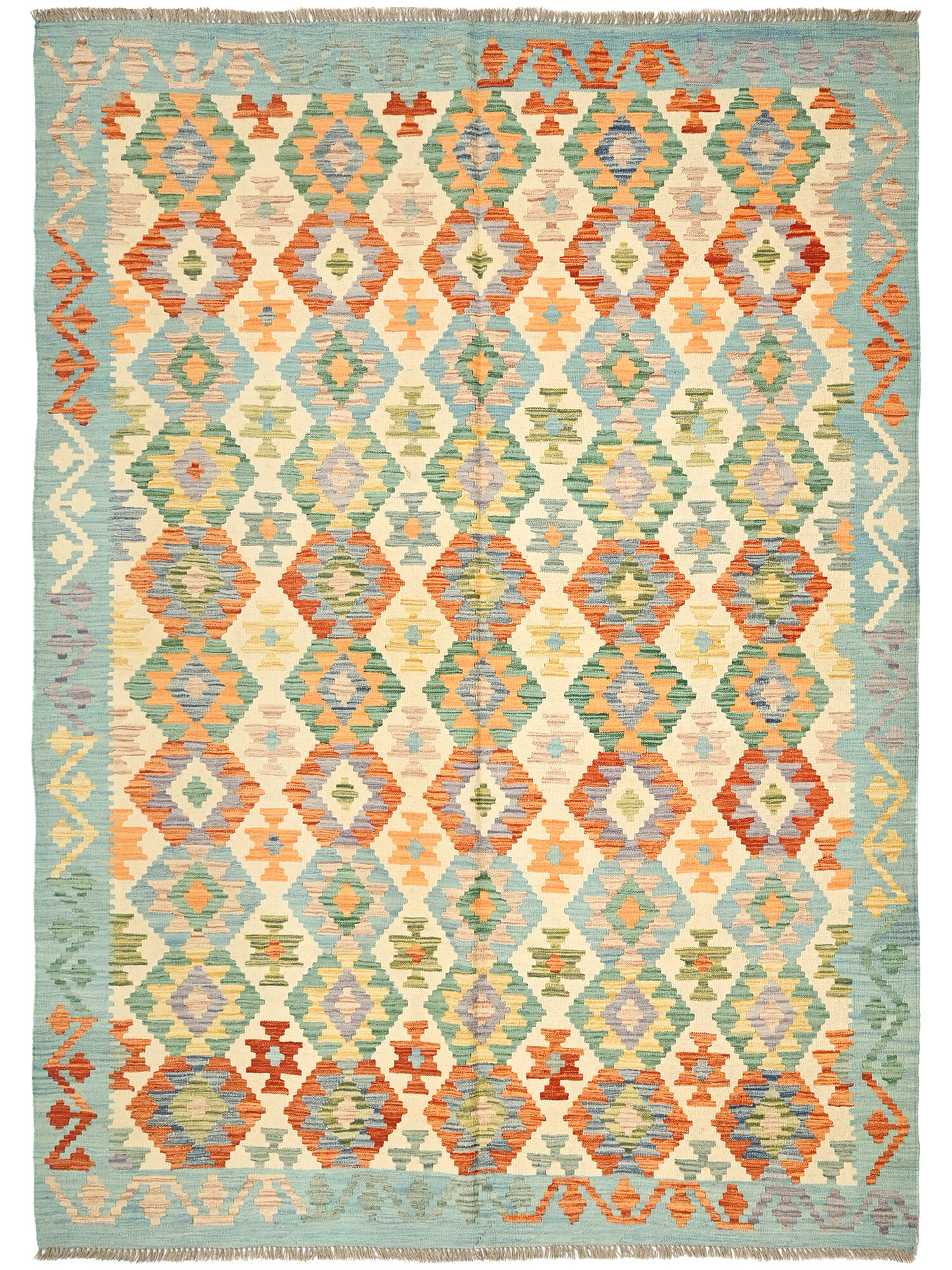 Kelim Afghan Old style Matta 205x289