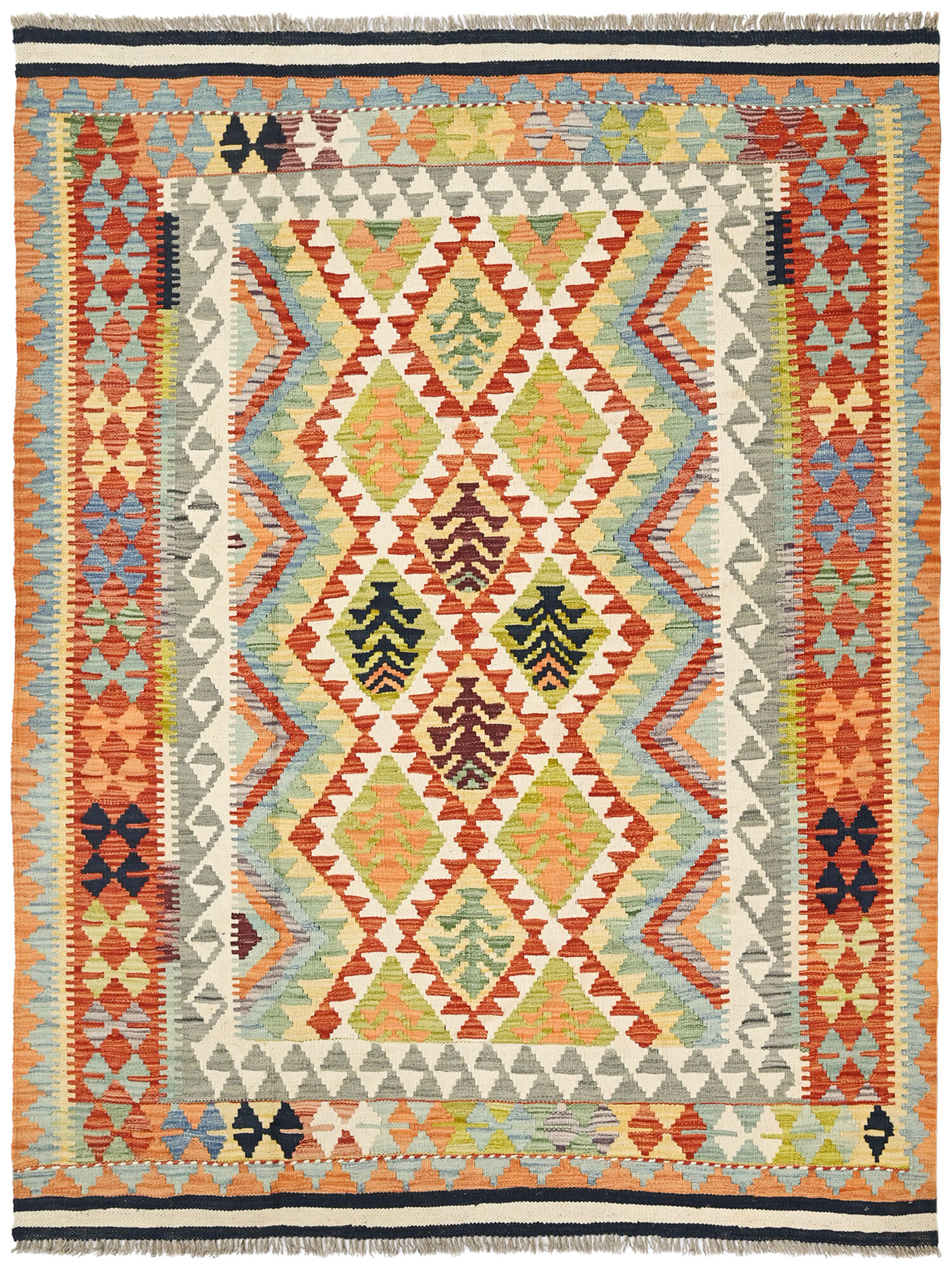 Kelim Afghan Old style Matta 150x195