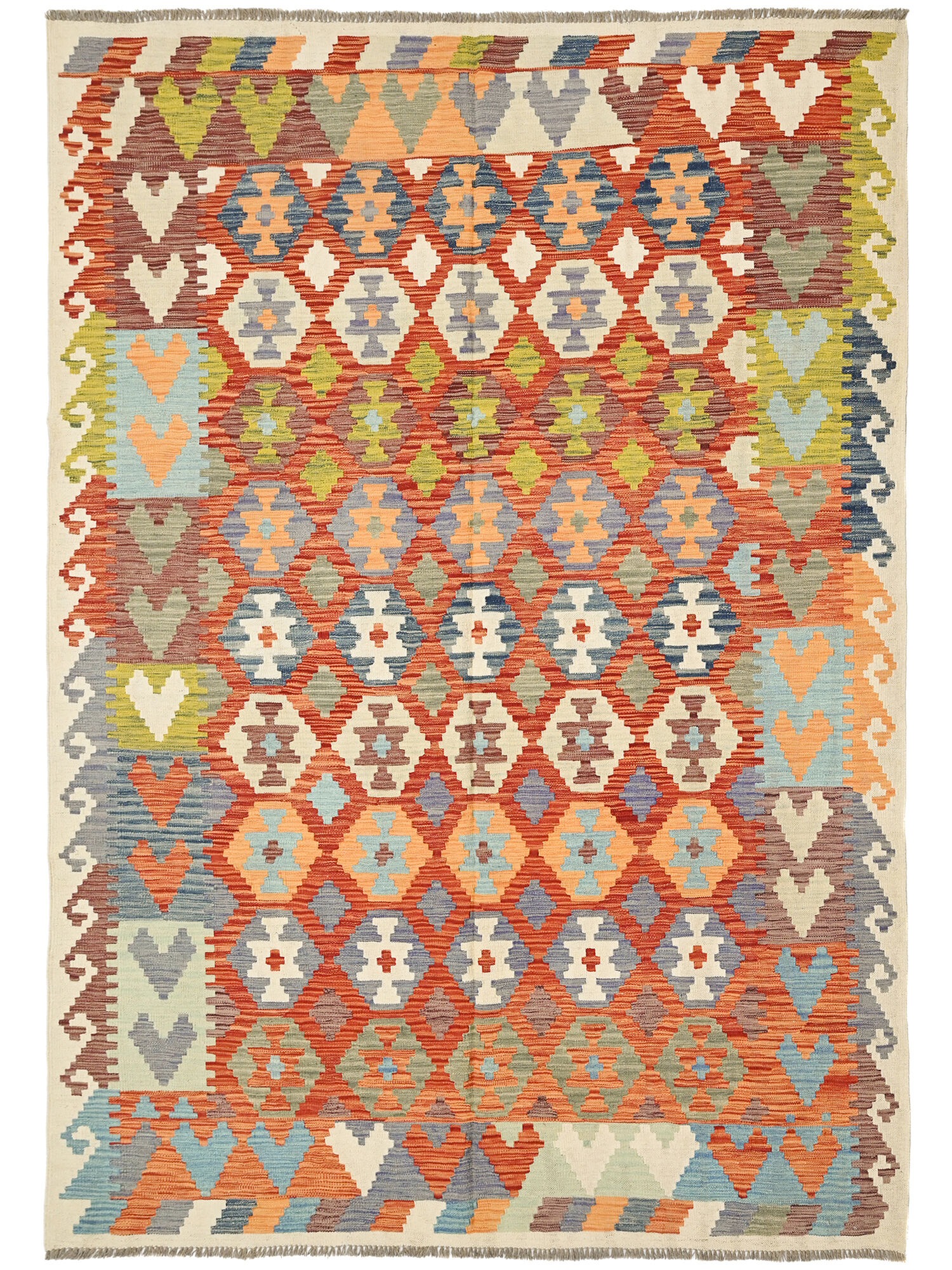 Kelim Afghan Old style Matta 203x293