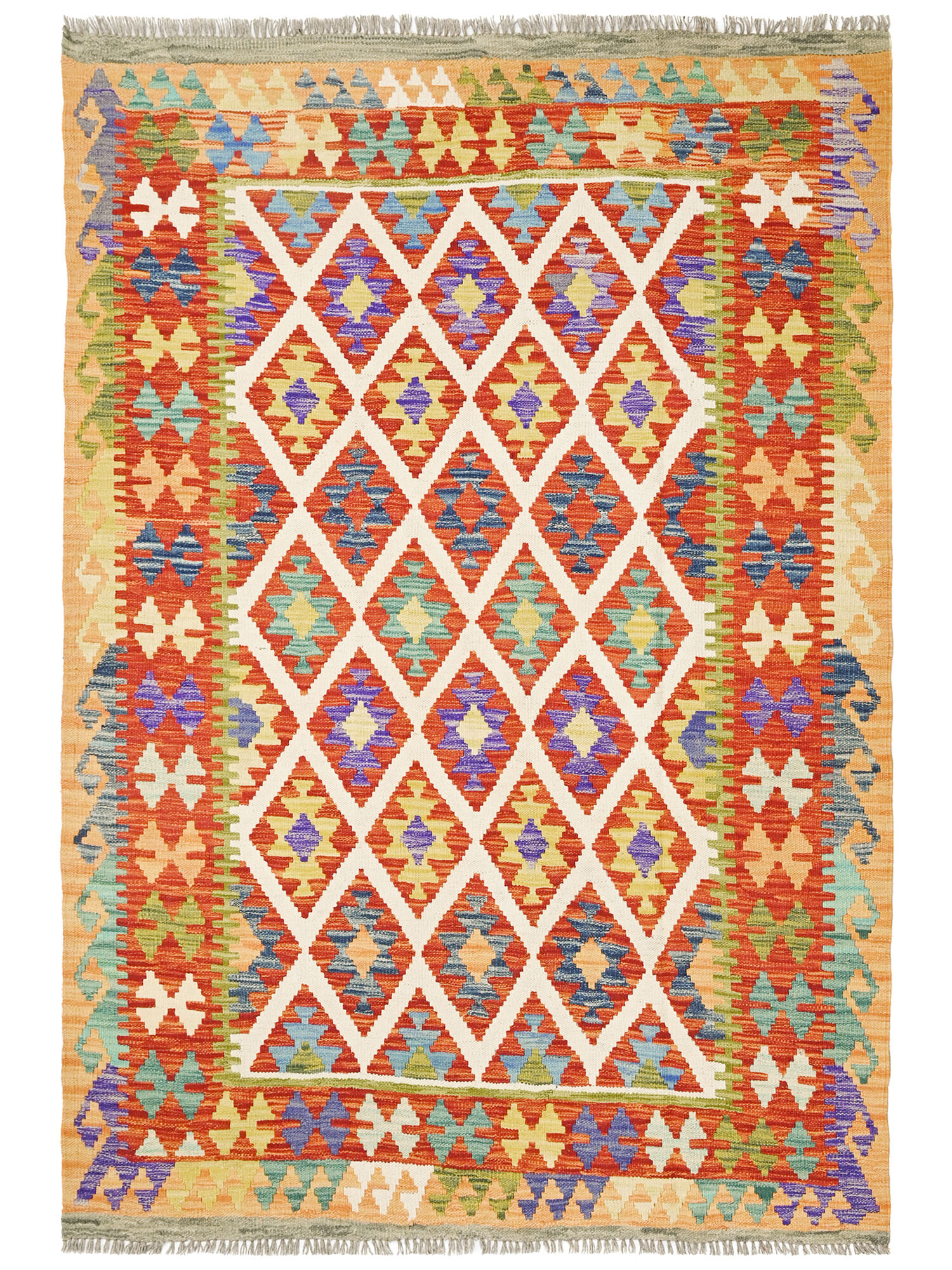 Kelim Afghan Old style Matta 149x197