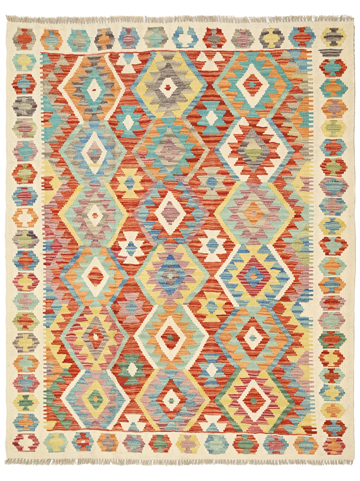 Kelim Afghan Old style Matta 155x200