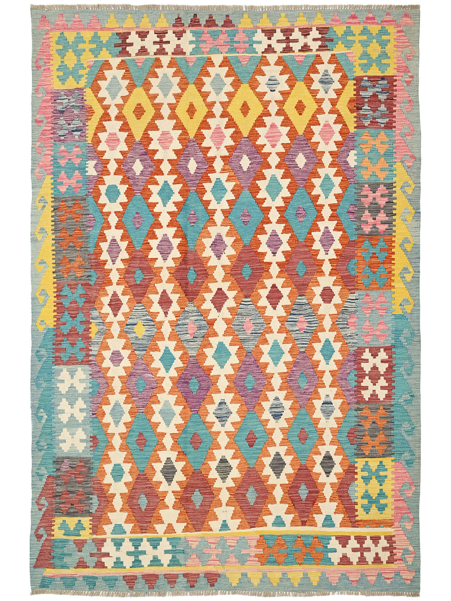 Kelim Afghan Old style Matta 192x292