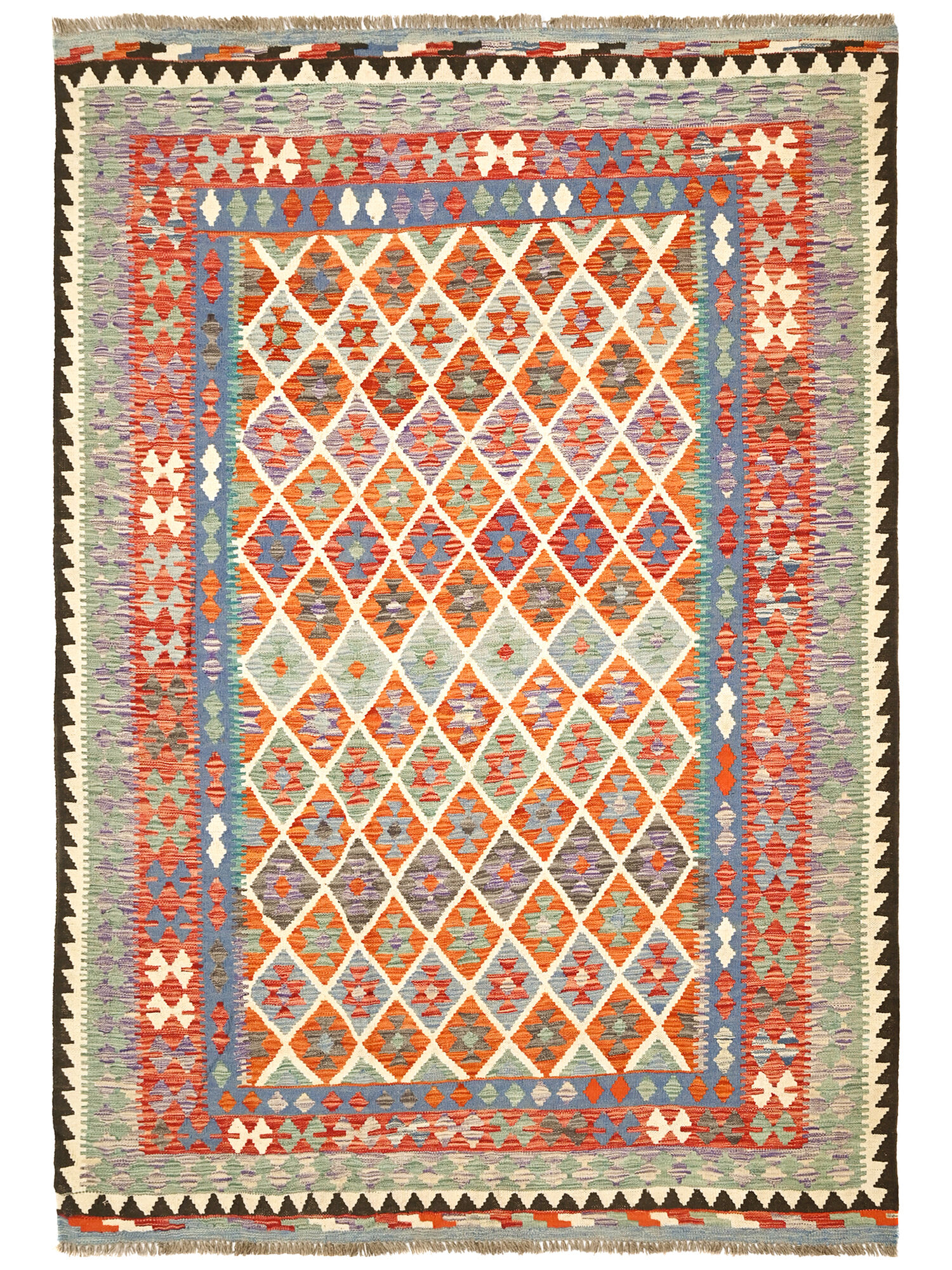 Kelim Afghan Old style Matta 182x255