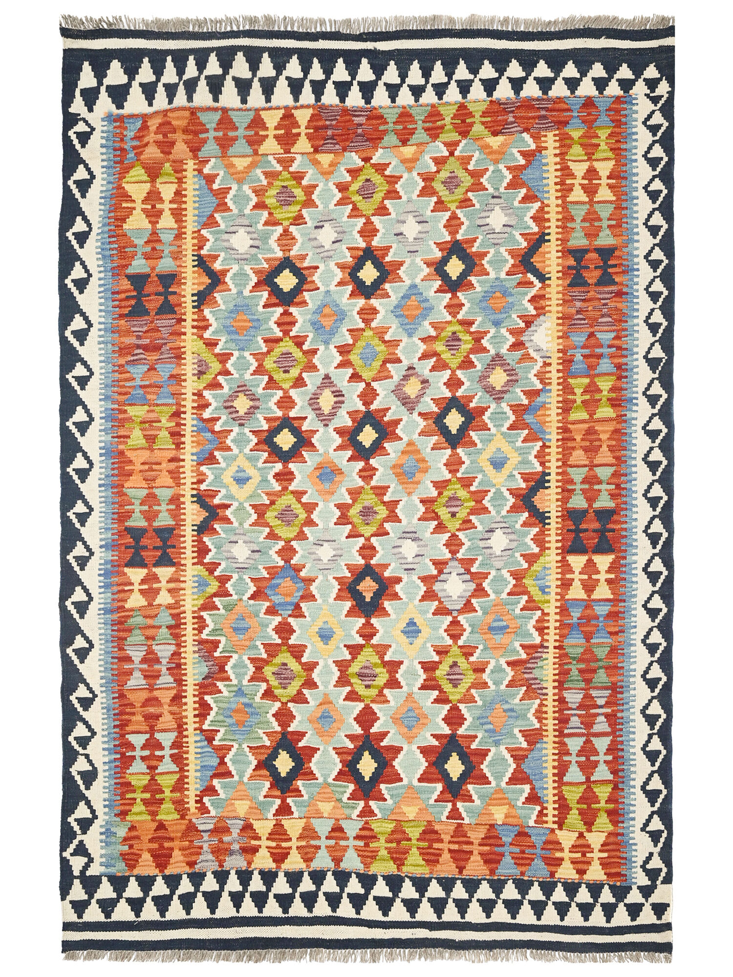 Kelim Afghan Old style Matta 150x199