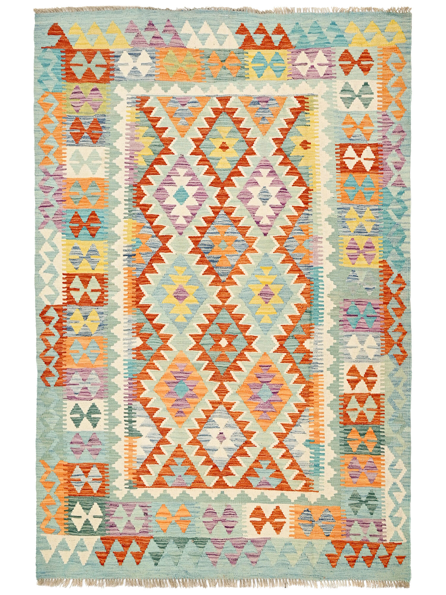 Kelim Afghan Old style Matta 150x200