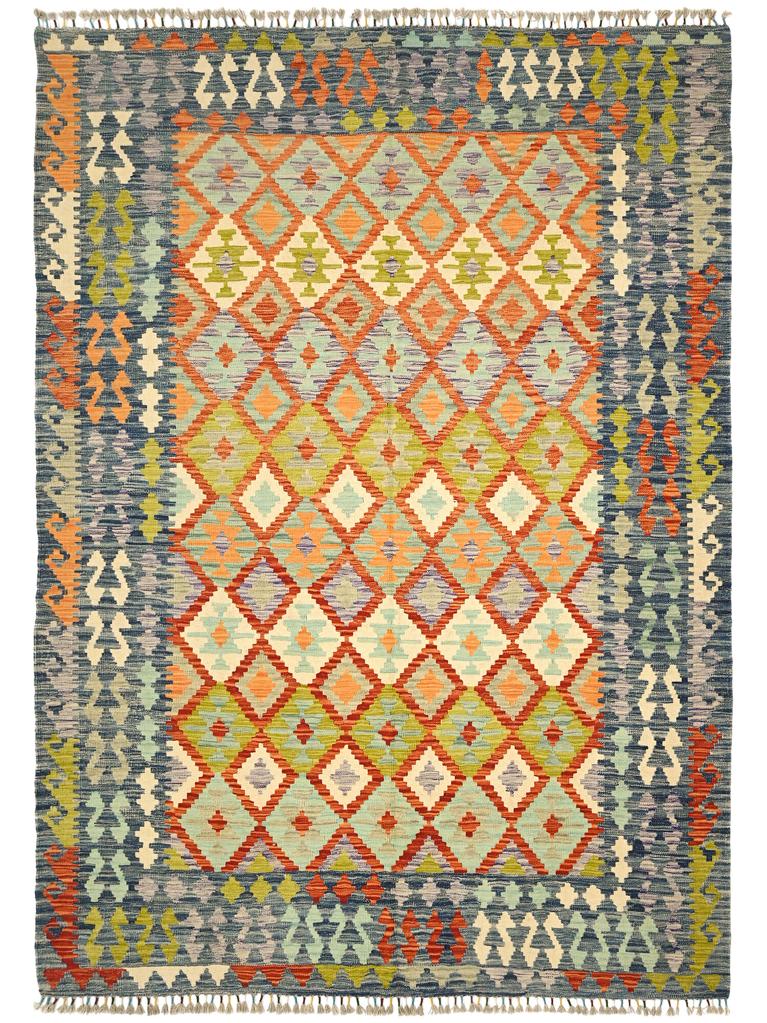 Kelim Afghan Old style Matta 206x297