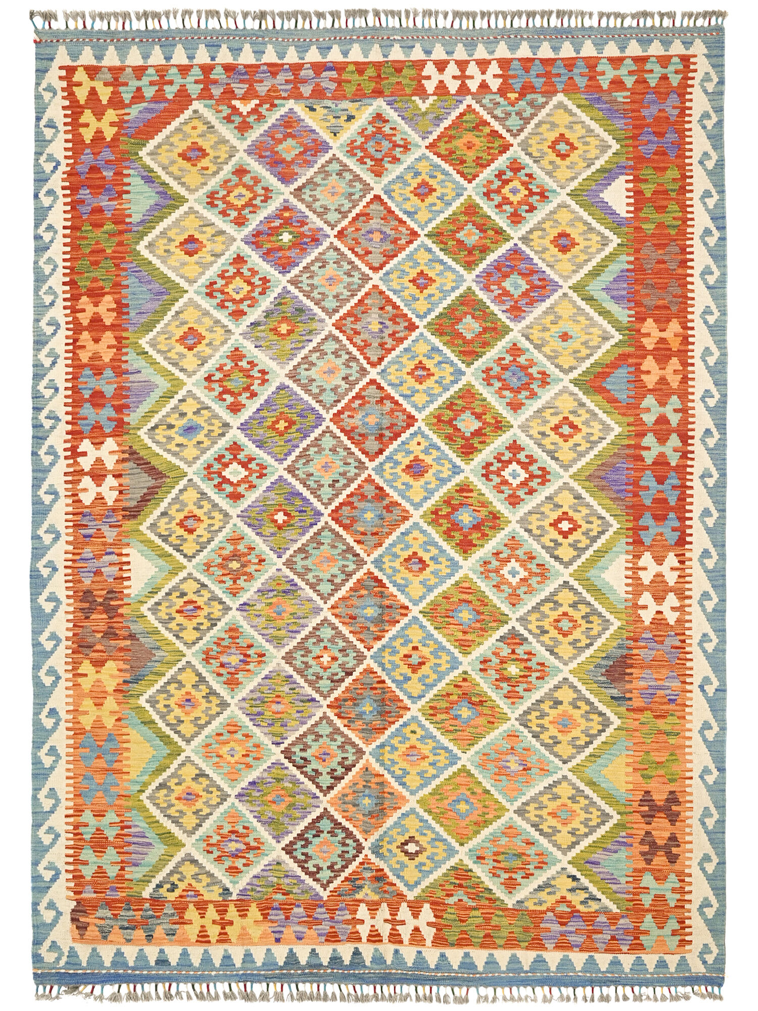 Kelim Afghan Old style Matta 206x291