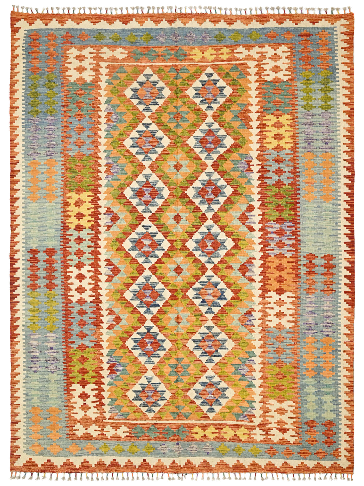 Kelim Afghan Old style Matta 209x293