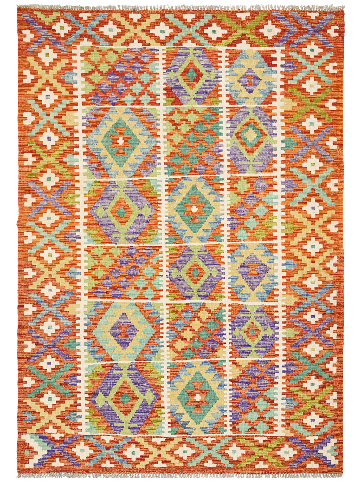 Kelim Afghan Old style Matta 143x202