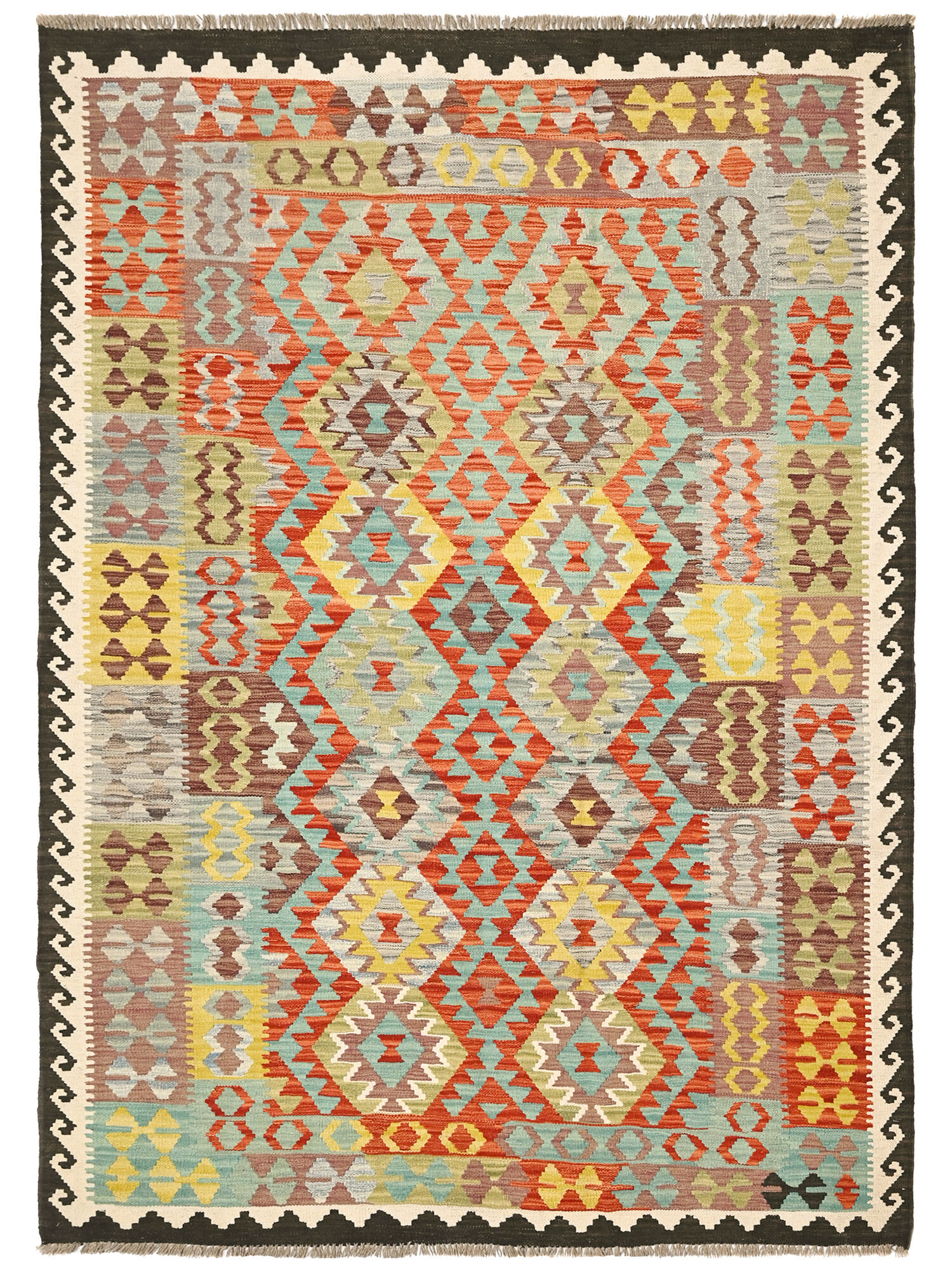Kelim Afghan Old style Matta 171x238