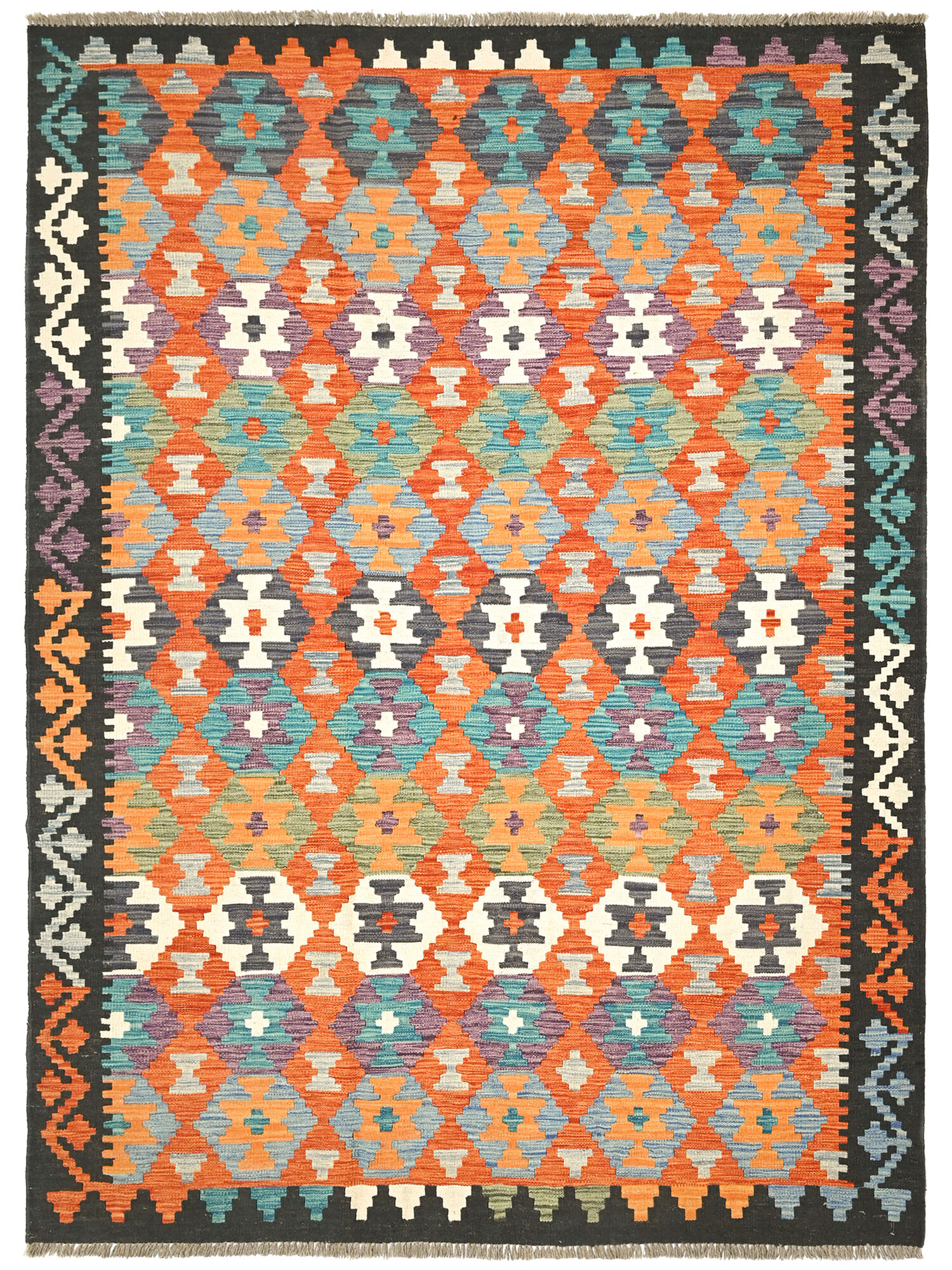 Kelim Afghan Old style Matta 170x246