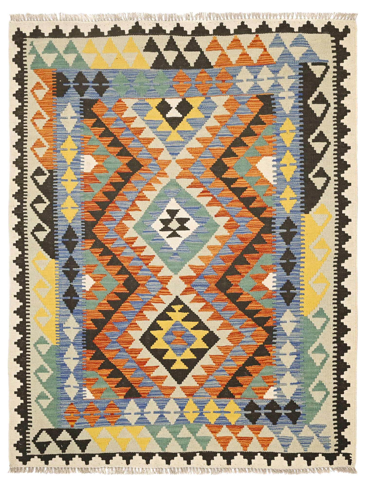 Kelim Afghan Old style Matta 120x170