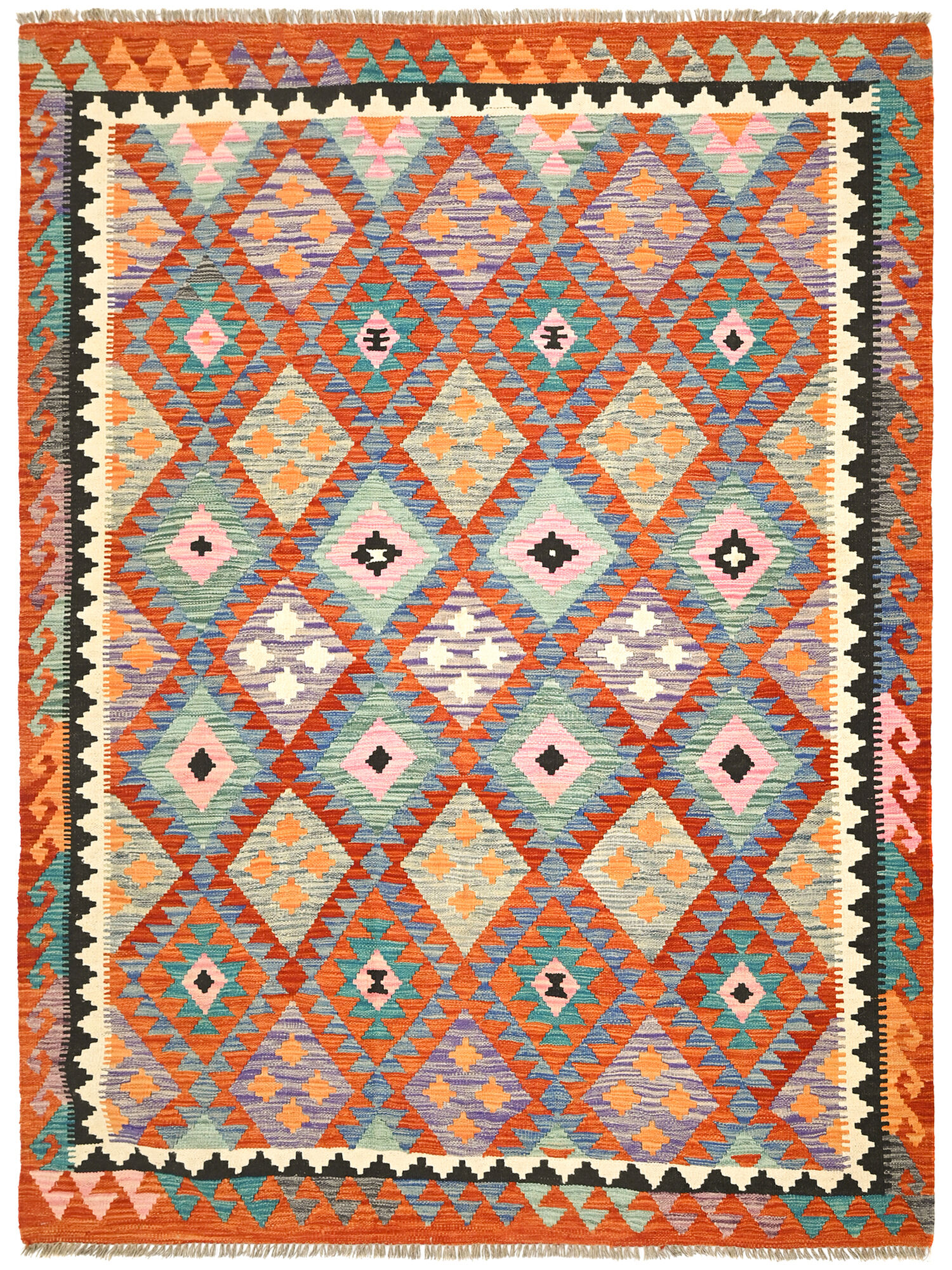 Kelim Afghan Old style Matta 181x246