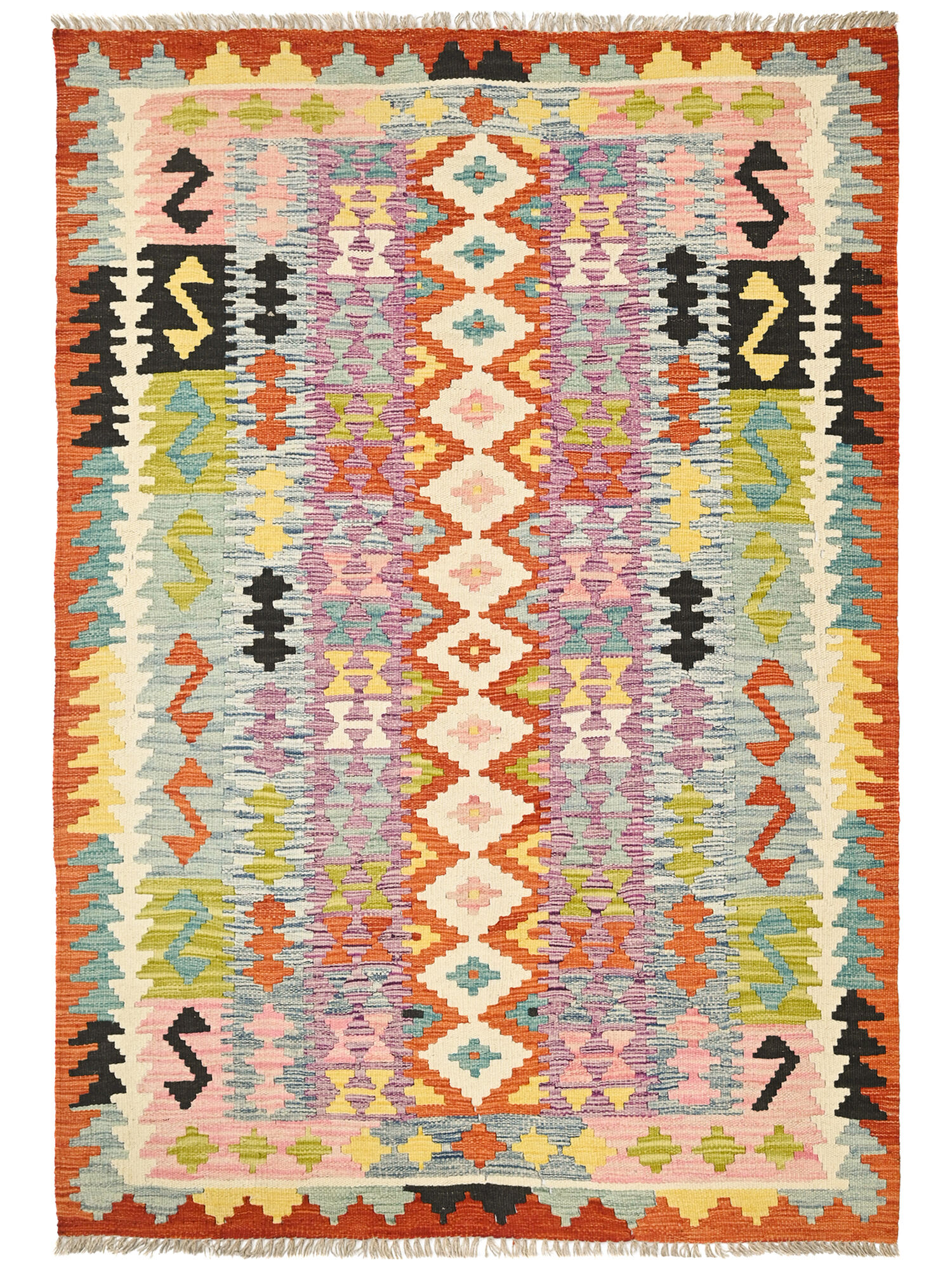 Kelim Afghan Old style Matta 114x187