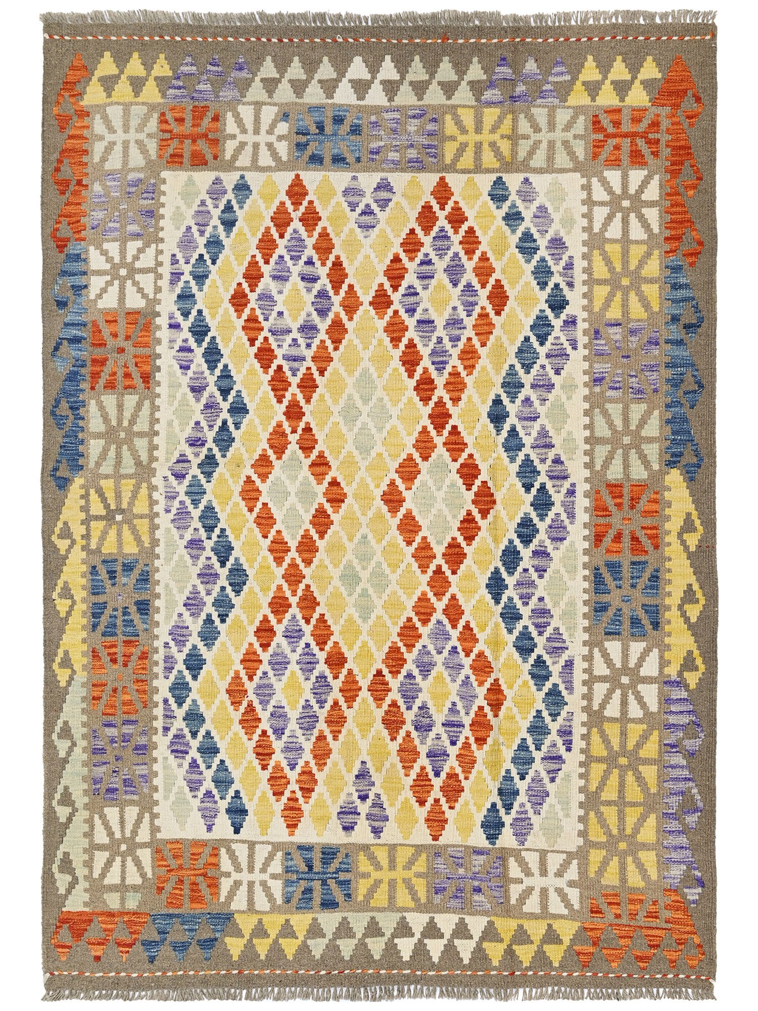 Kelim Afghan Old style Matta 155x201