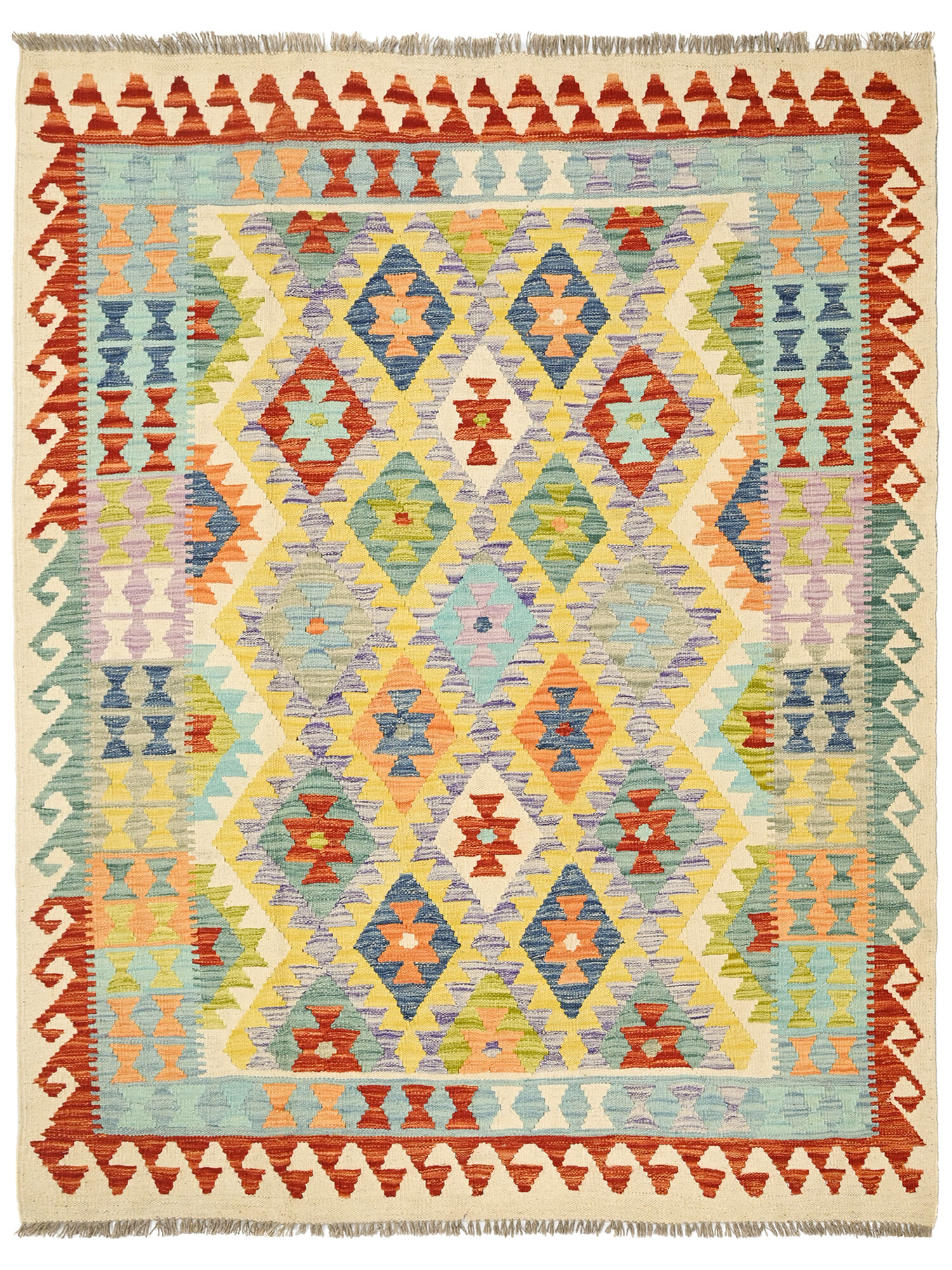Kelim Afghan Old style Matta 154x192