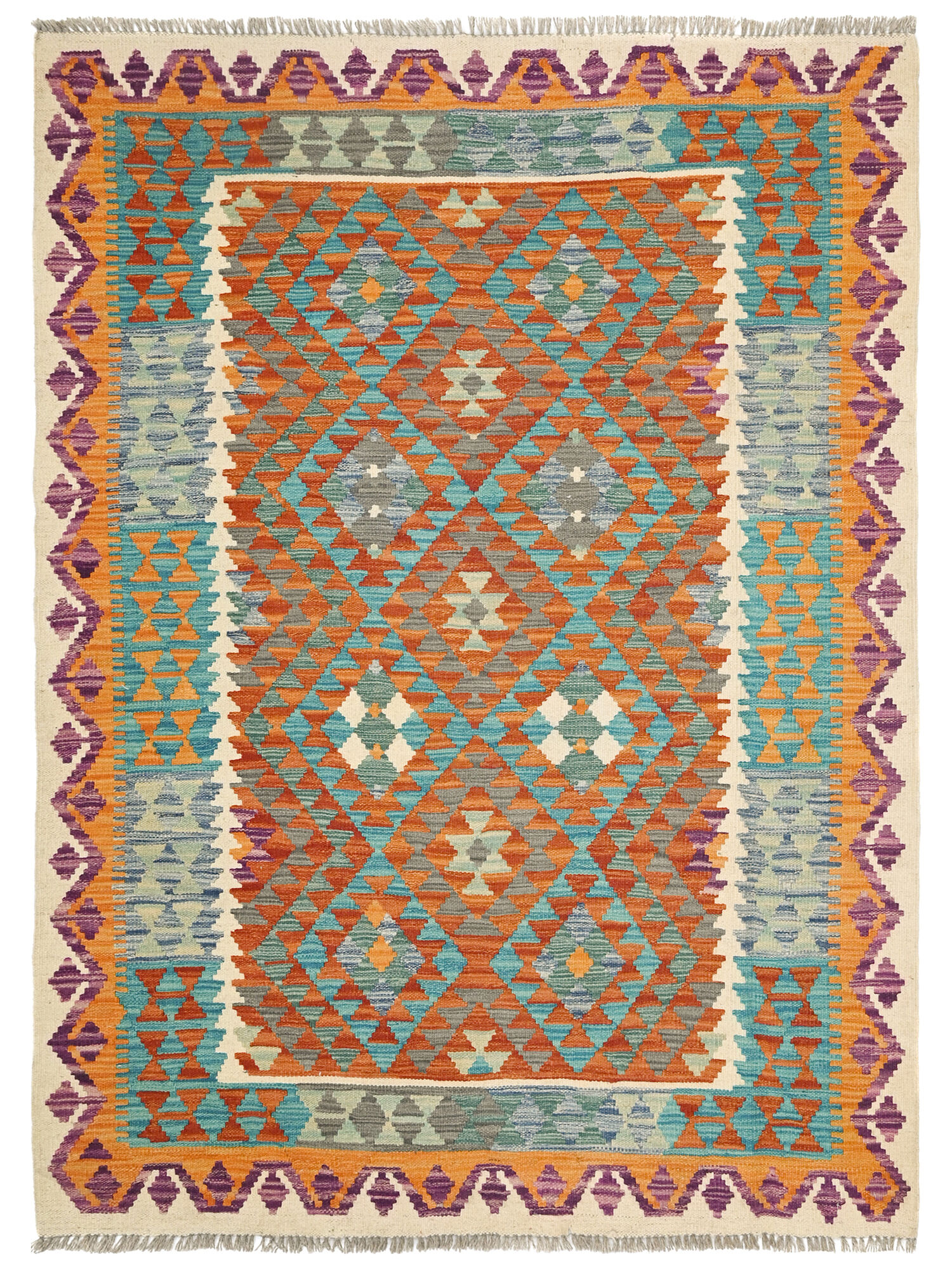 Kelim Afghan Old style Matta 134x180