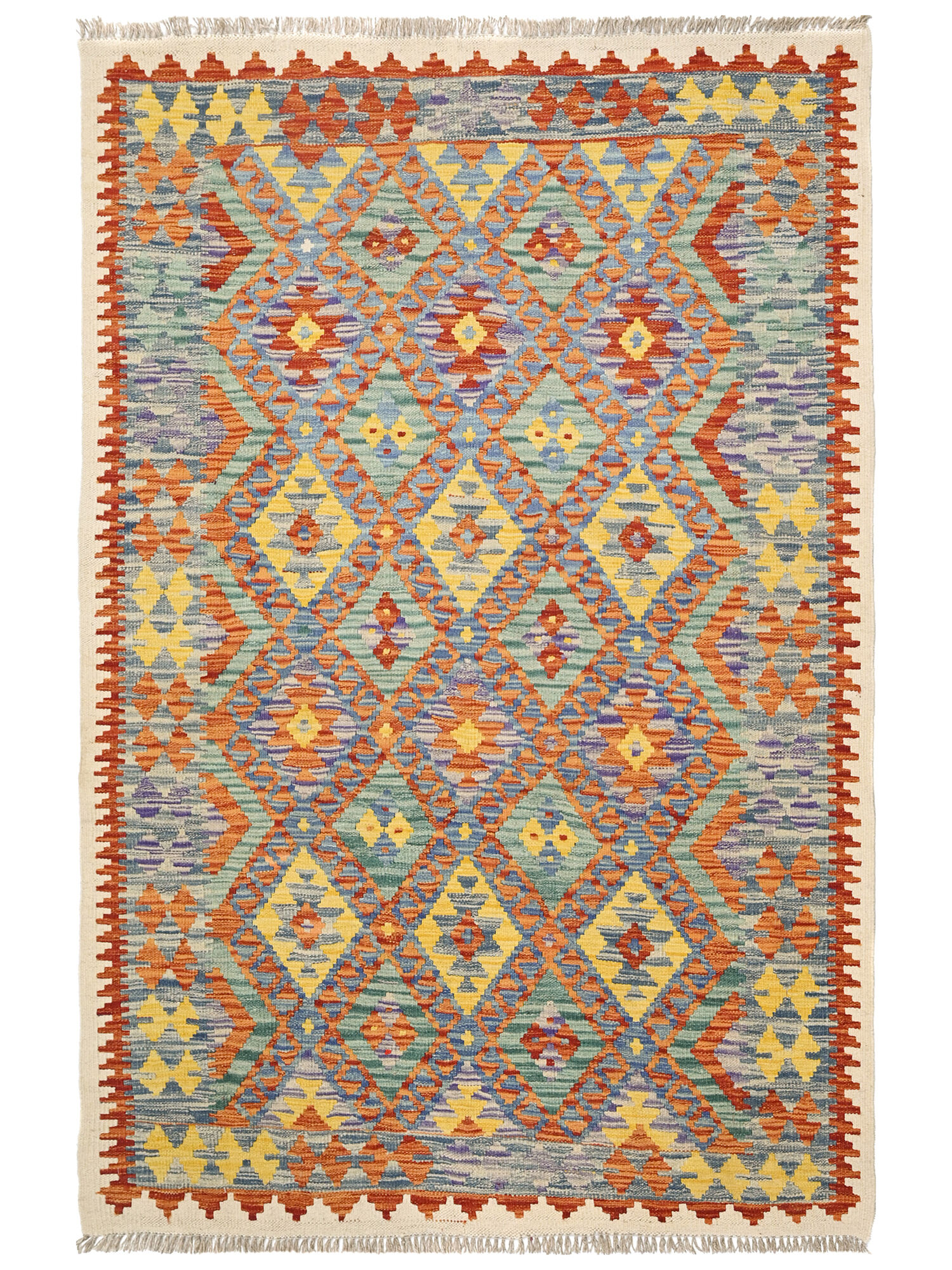 Kelim Afghan Old style Matta 126x176