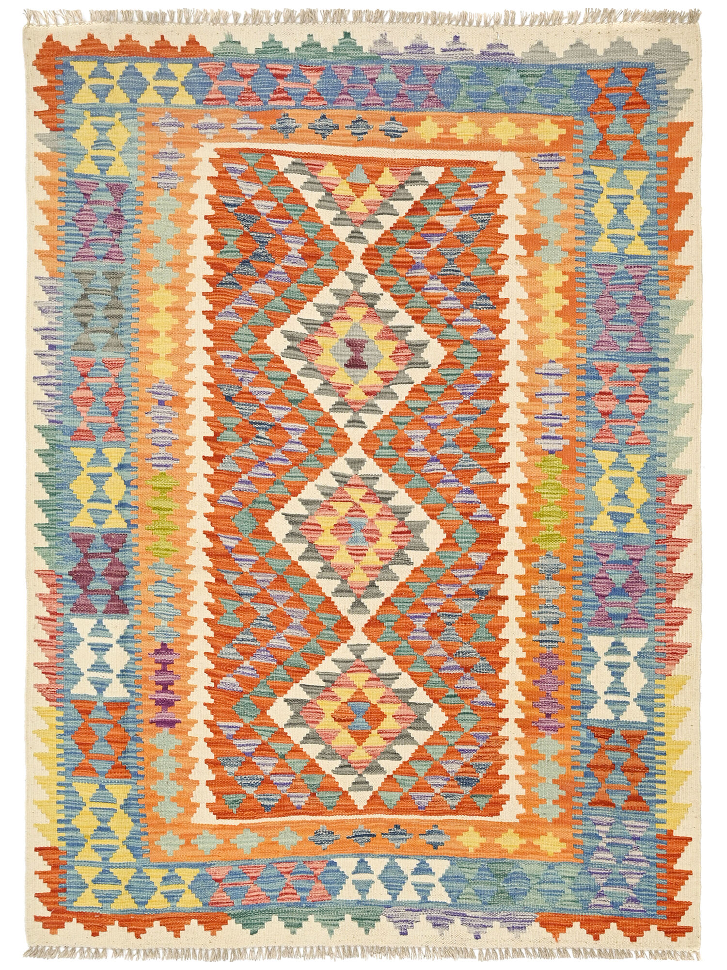 Kelim Afghan Old style Matta 132x182
