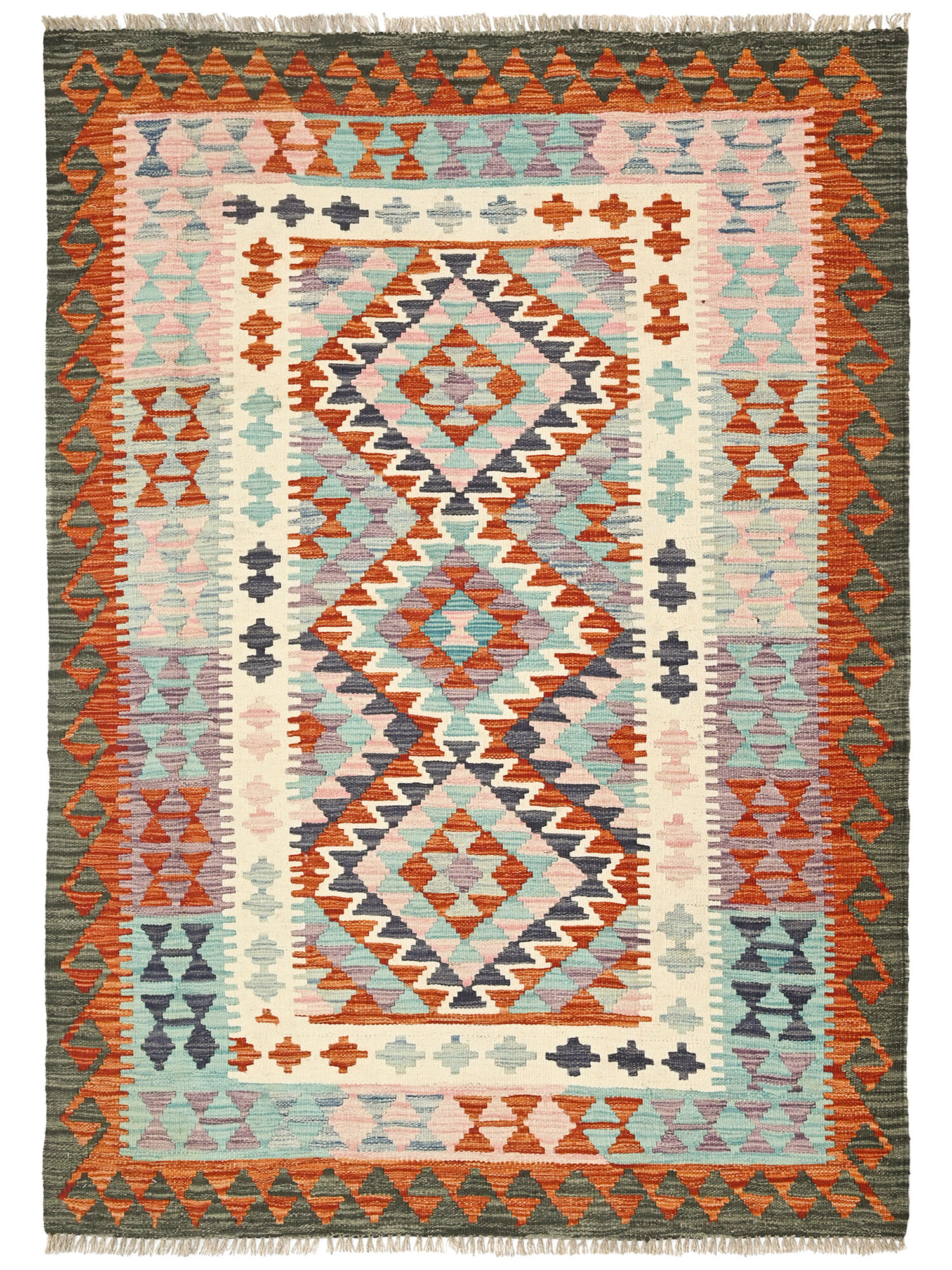 Kelim Afghan Old style Matta 126x178