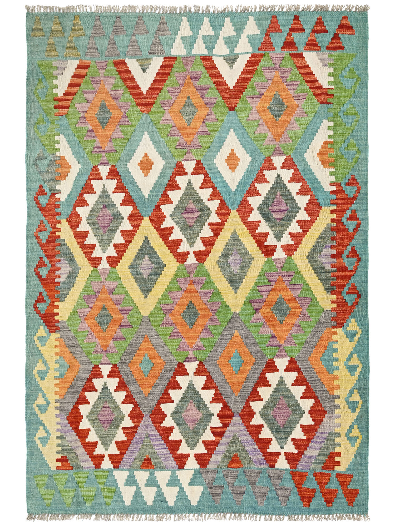 Kelim Afghan Old style Matta 126x183