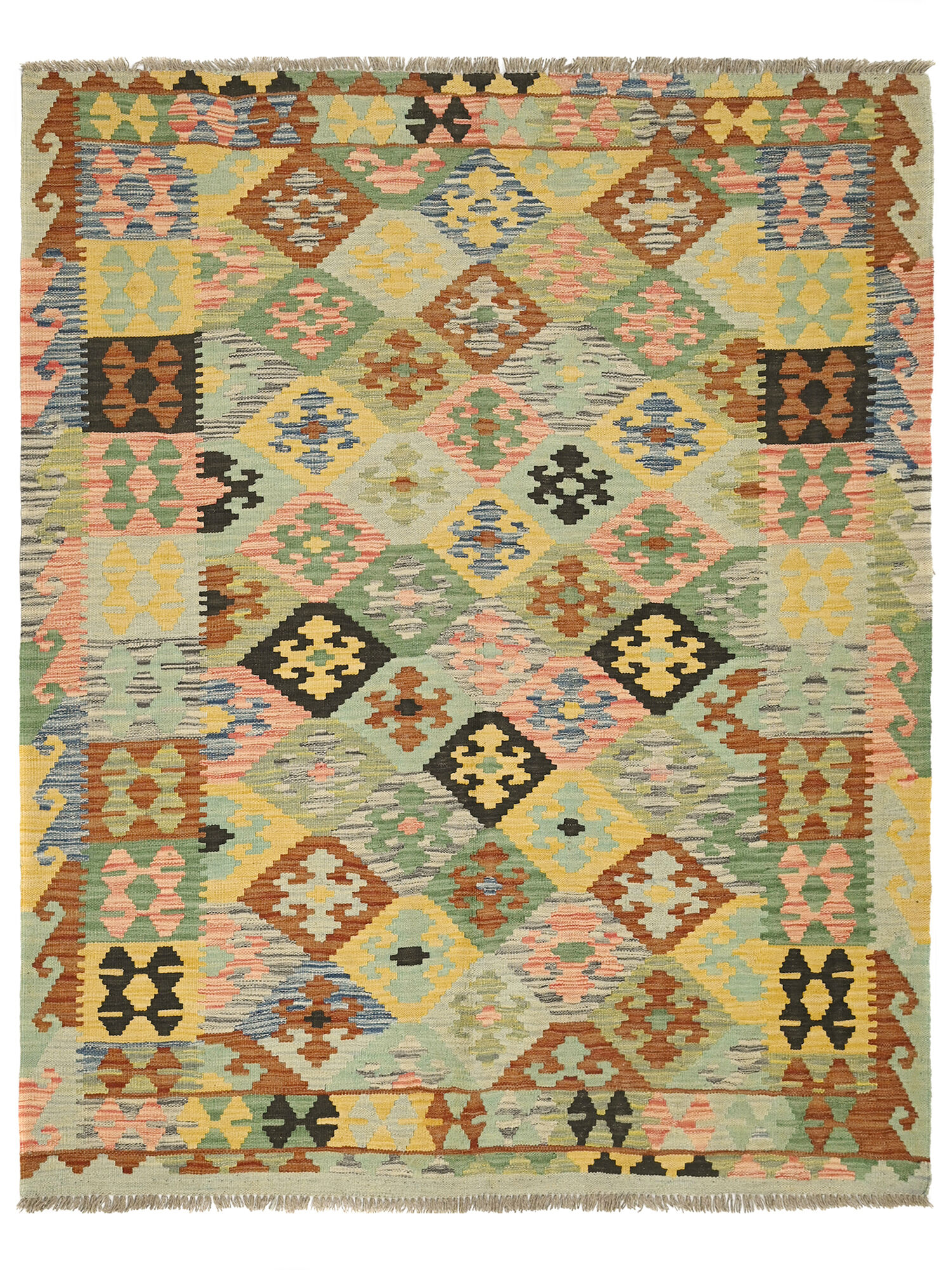 Kelim Afghan Old style Matta 155x195