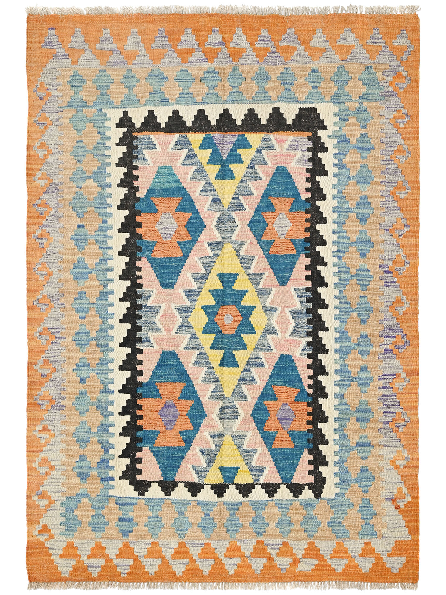 Kelim Afghan Old style Matta 122x176
