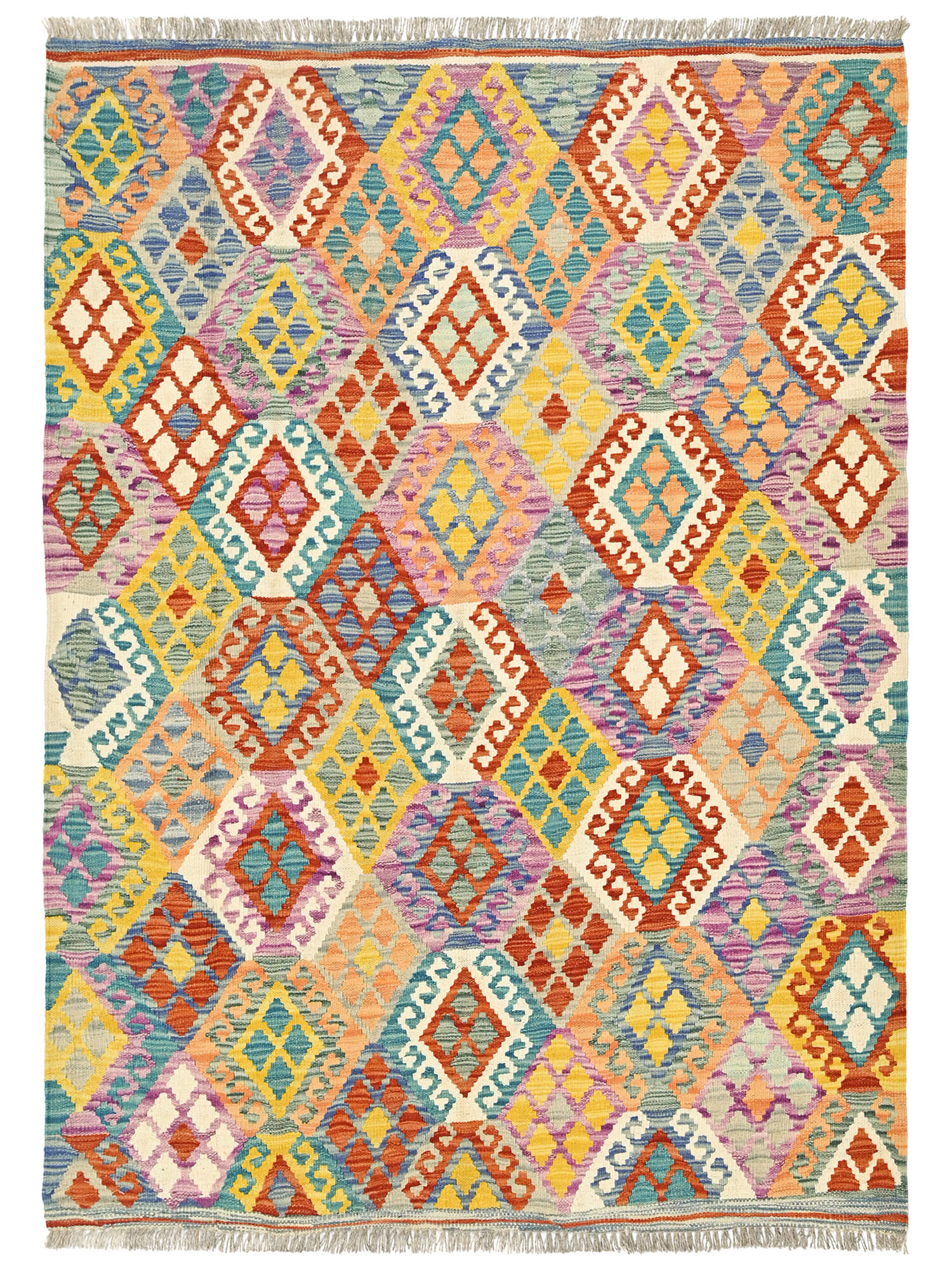 Kelim Afghan Old style Matta 136x168