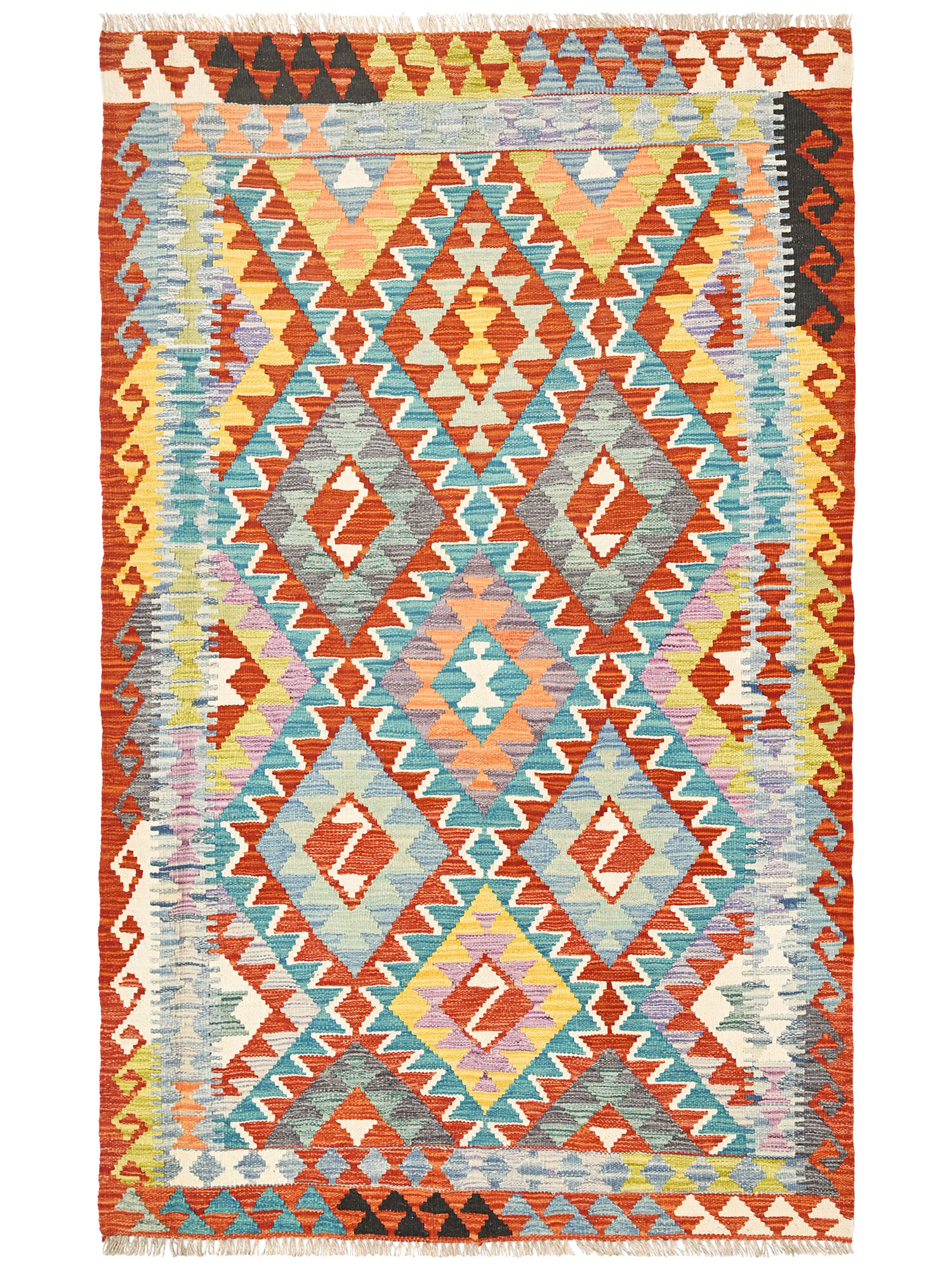 Kelim Afghan Old style Matta 123x196