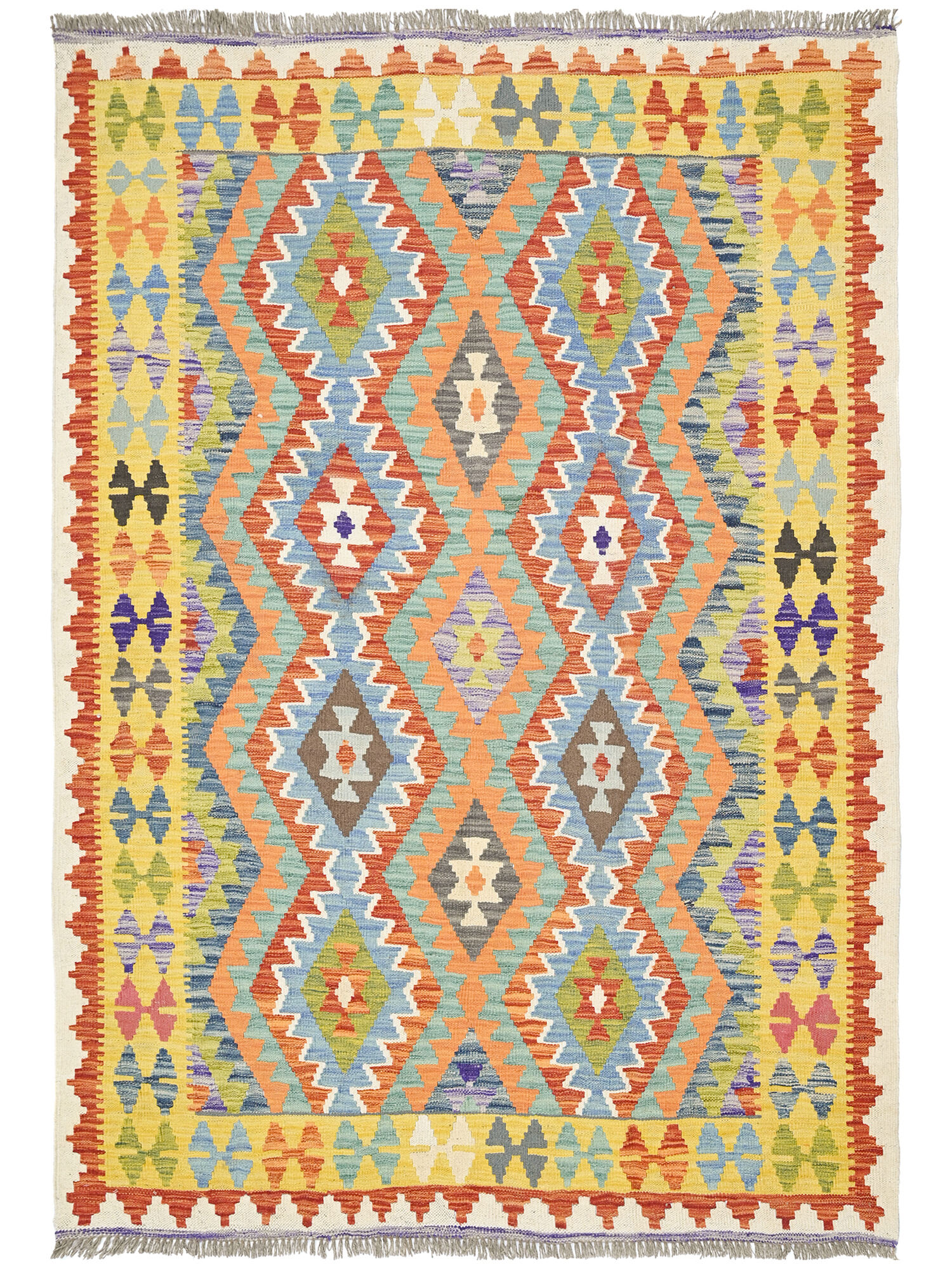 Kelim Afghan Old style Matta 157x204