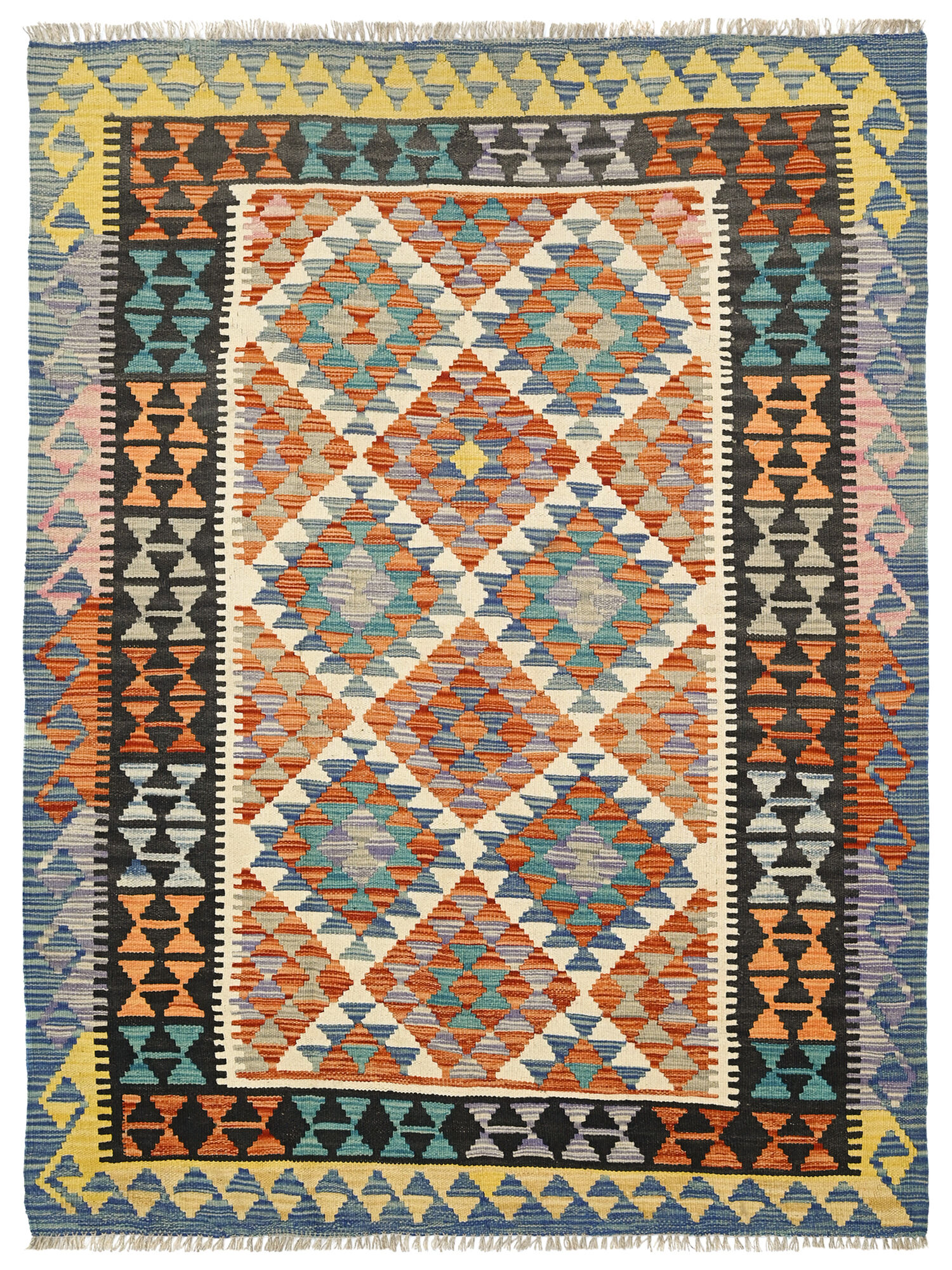 Kelim Afghan Old style Matta 130x180