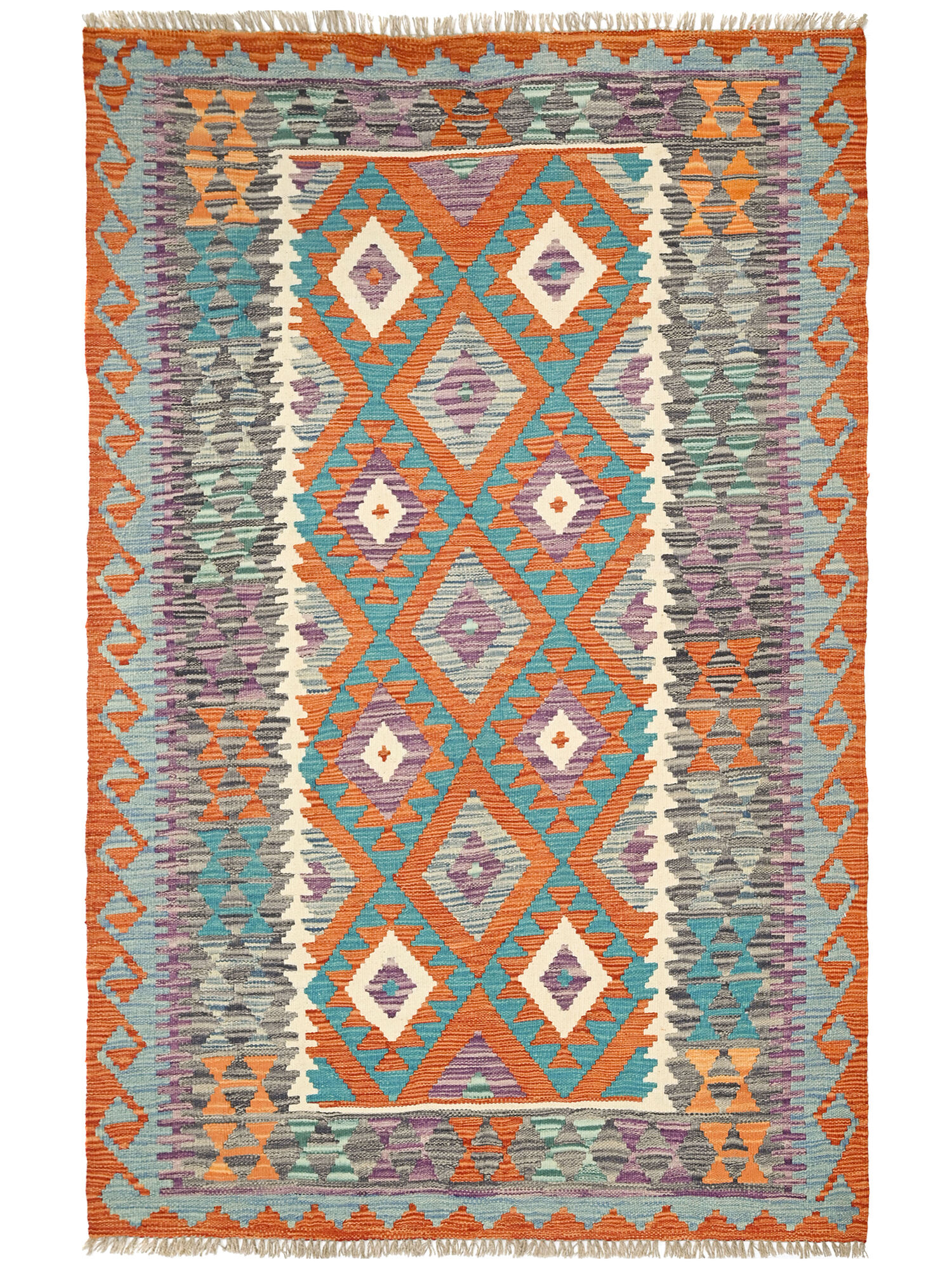 Kelim Afghan Old style Matta 126x195