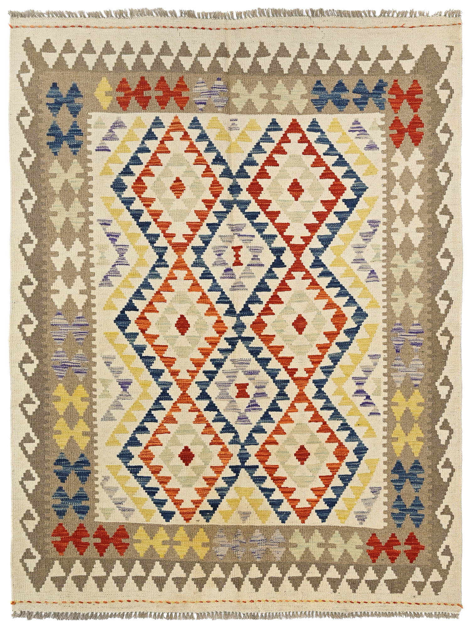 Kelim Afghan Old style Matta 148x196