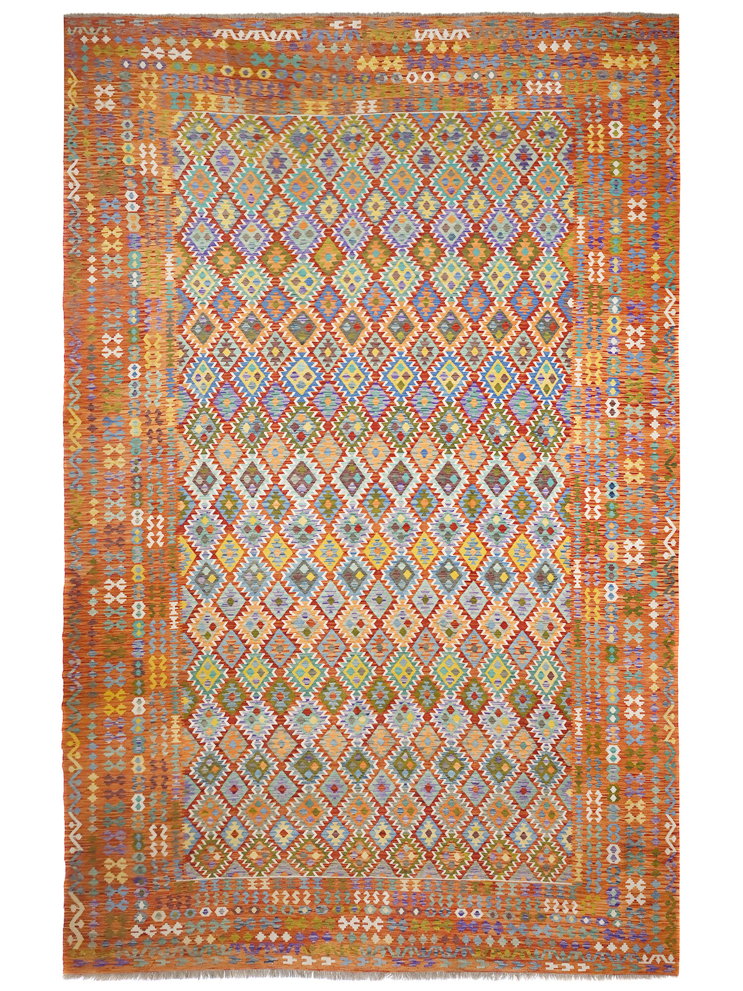 Kelim Afghan Old style Matta 411x686