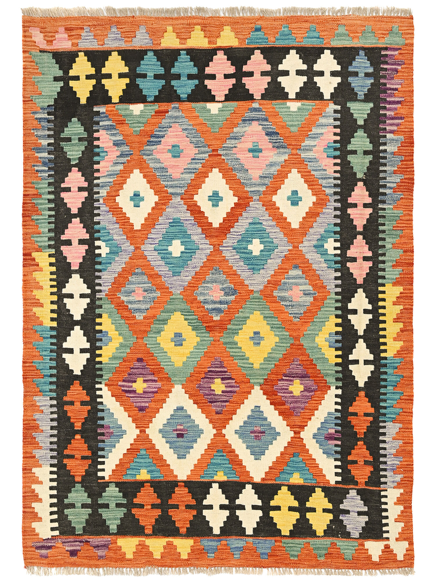 Kelim Afghan Old style Matta 120x170