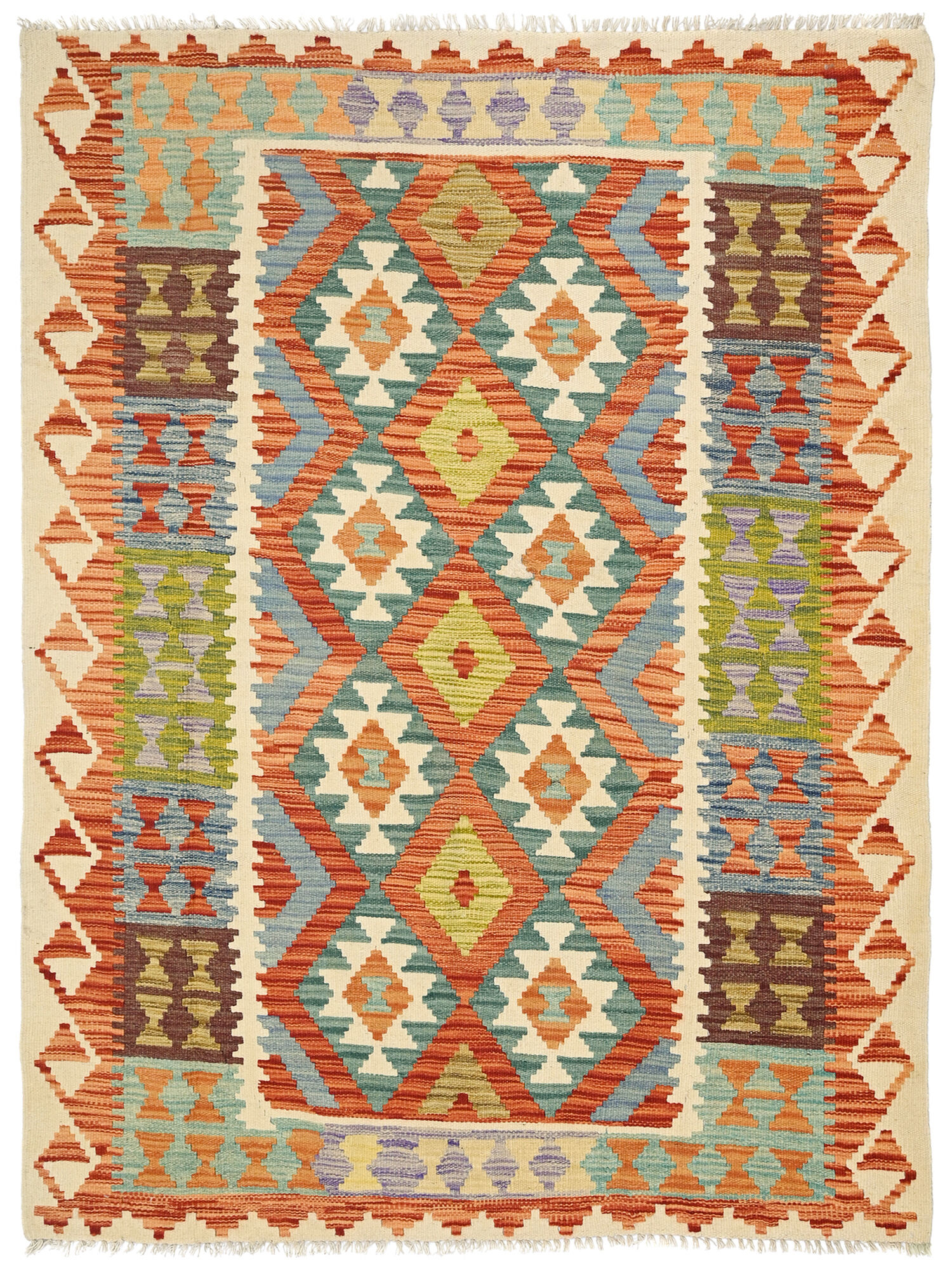 Kelim Afghan Old style Matta 130x175