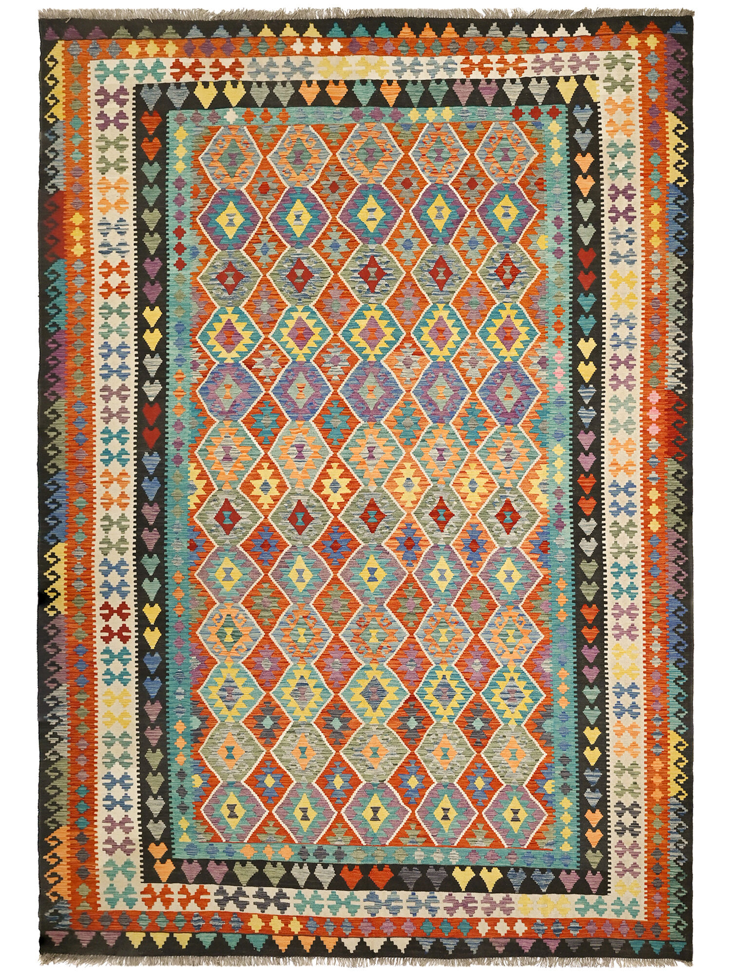 Kelim Afghan Old style Matta 302x488
