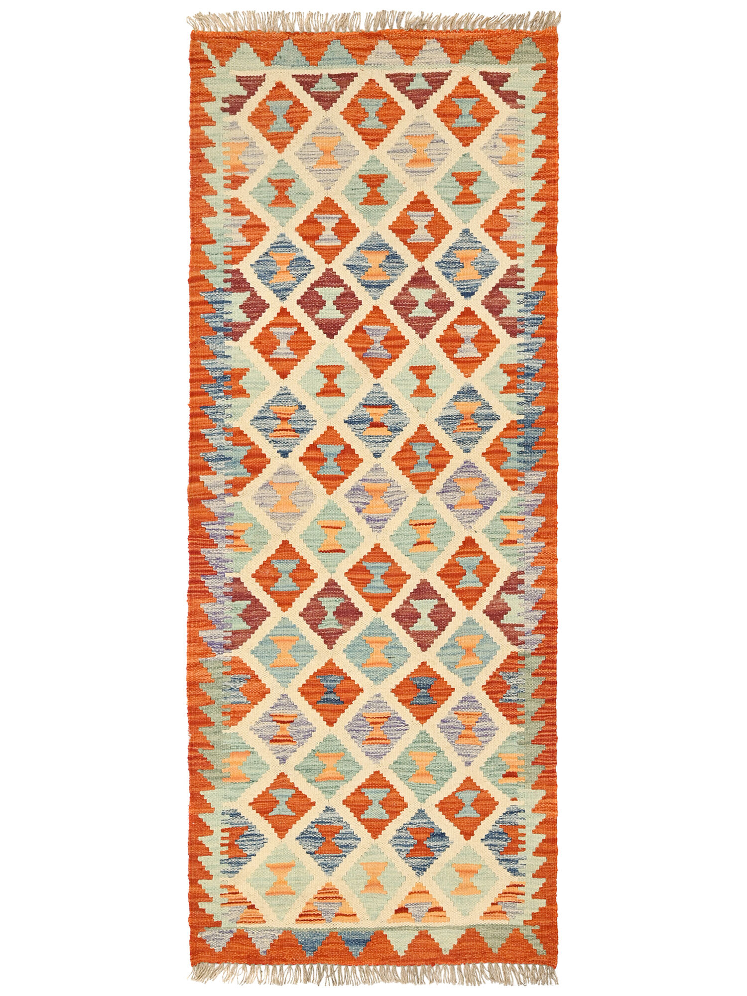 Kelim Afghan Old style Matta 72x194