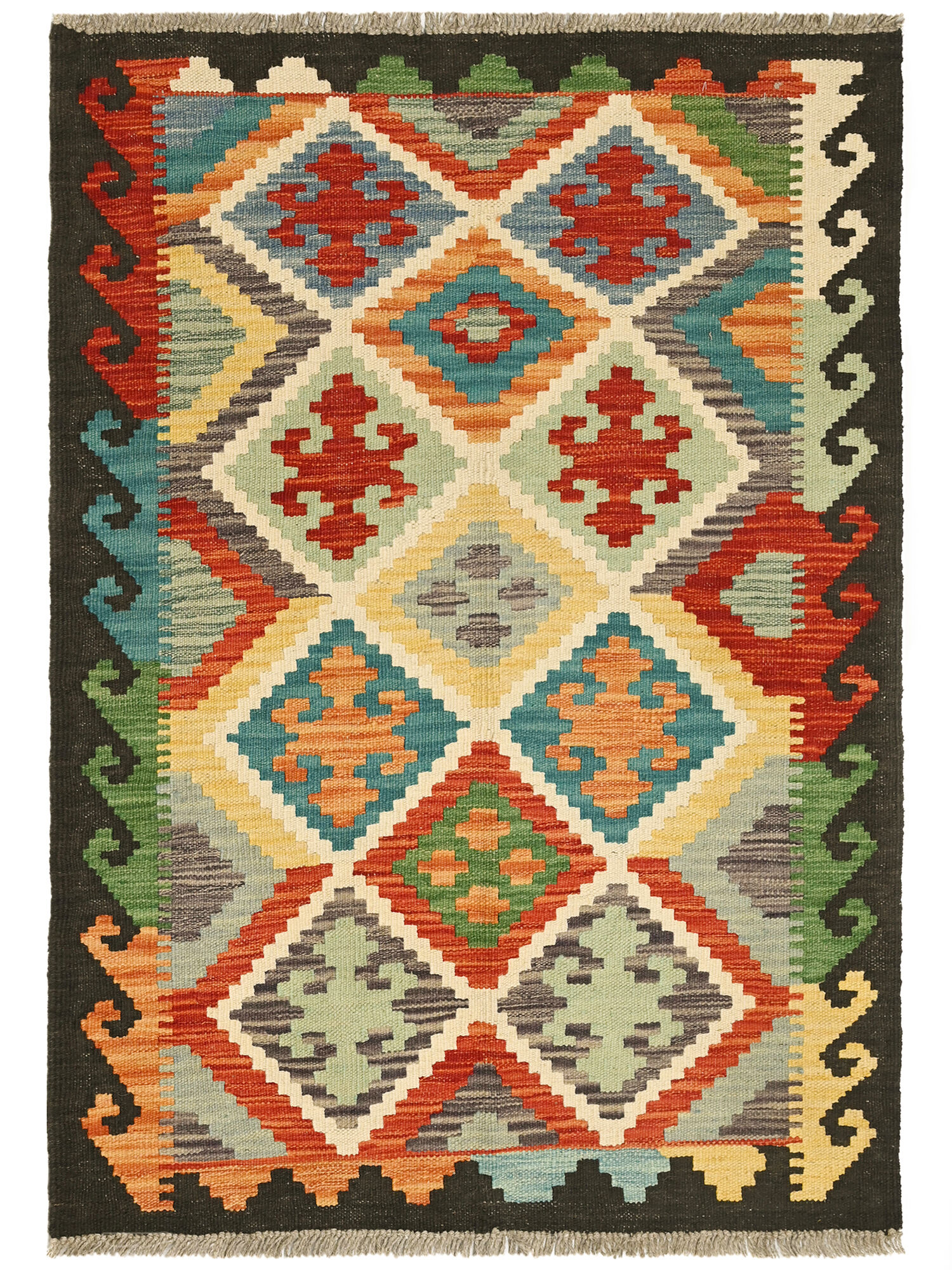 Kelim Afghan Old style Matta 84x122