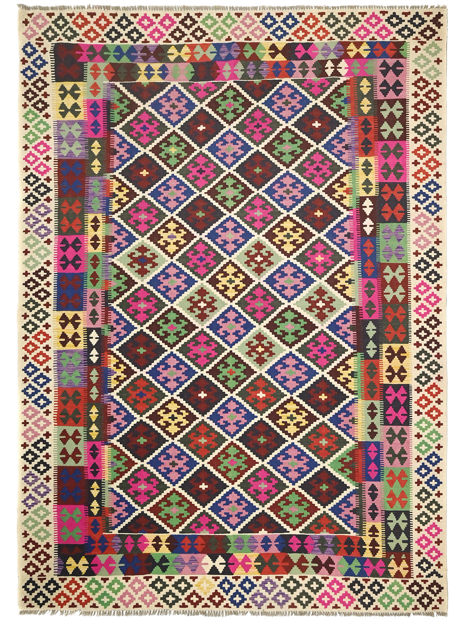 Kelim Afghan Old style Matta 210x297
