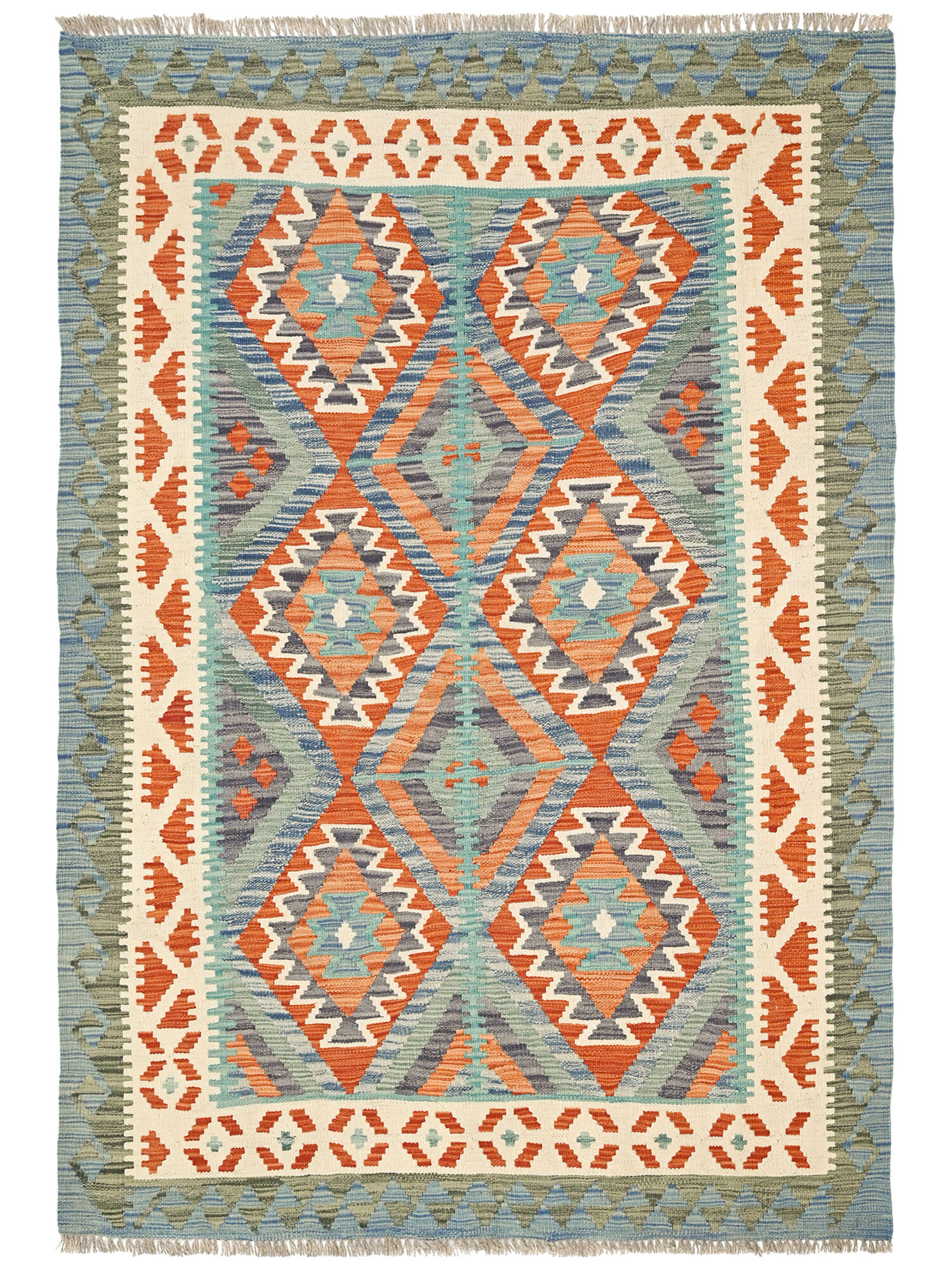 Kelim Afghan Old style Matta 126x183
