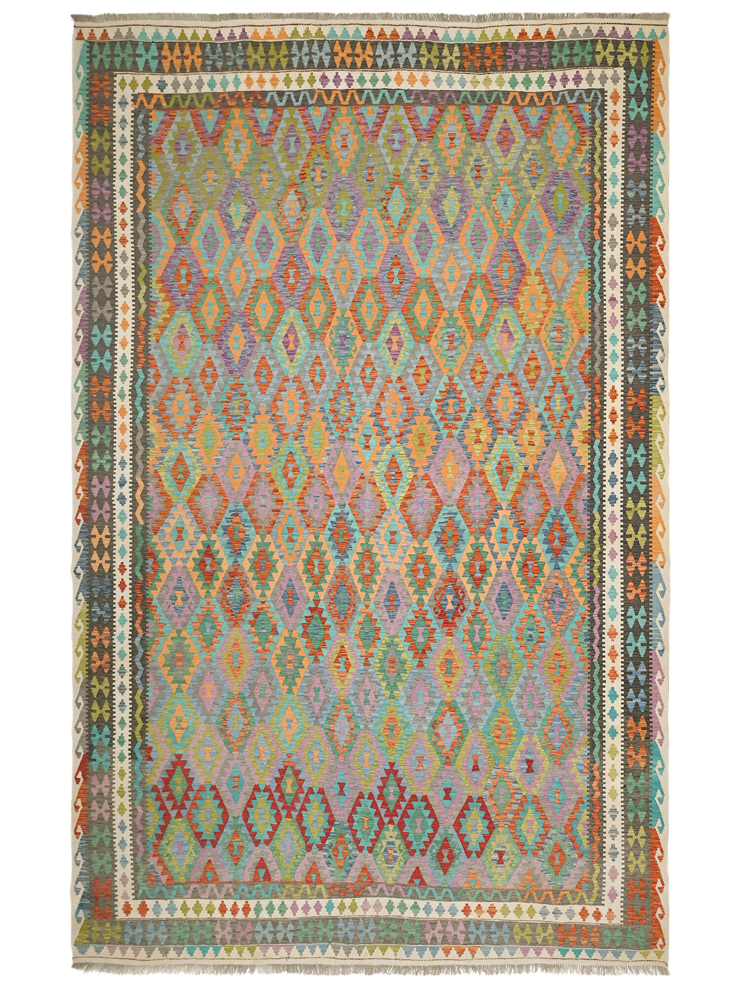 Kelim Afghan Old style Matta 411x488