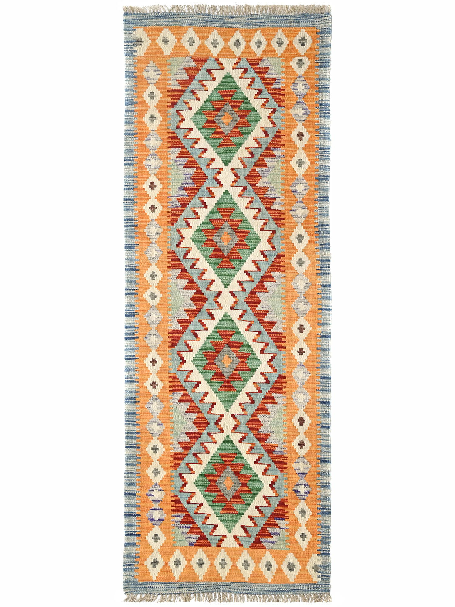 Kelim Afghan Old style Matta 70x200