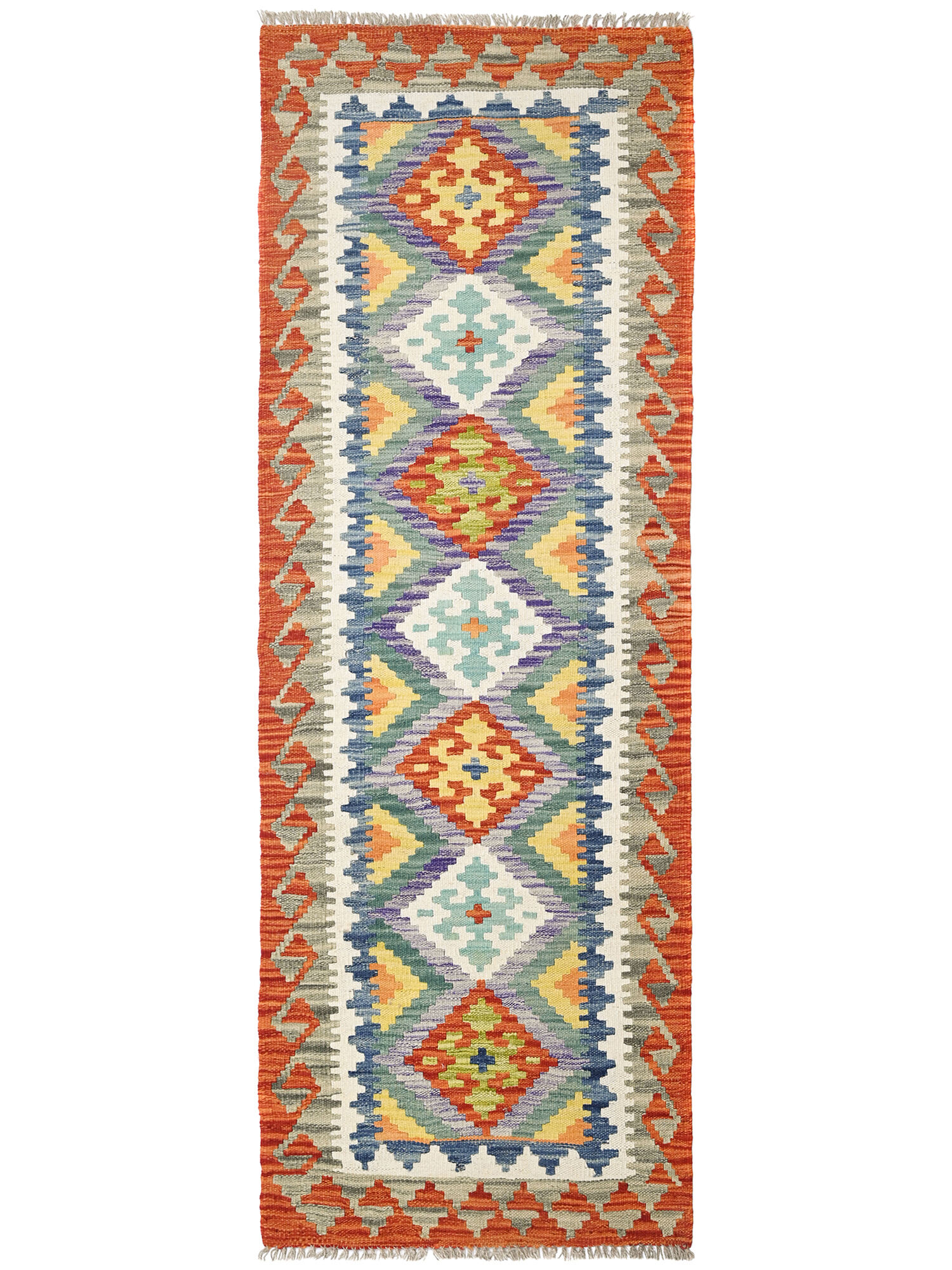 Kelim Afghan Old style Matta 68x194