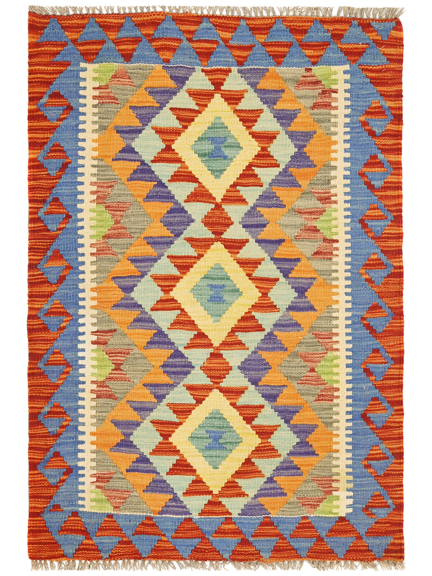 Kelim Afghan Old style Matta 85x127