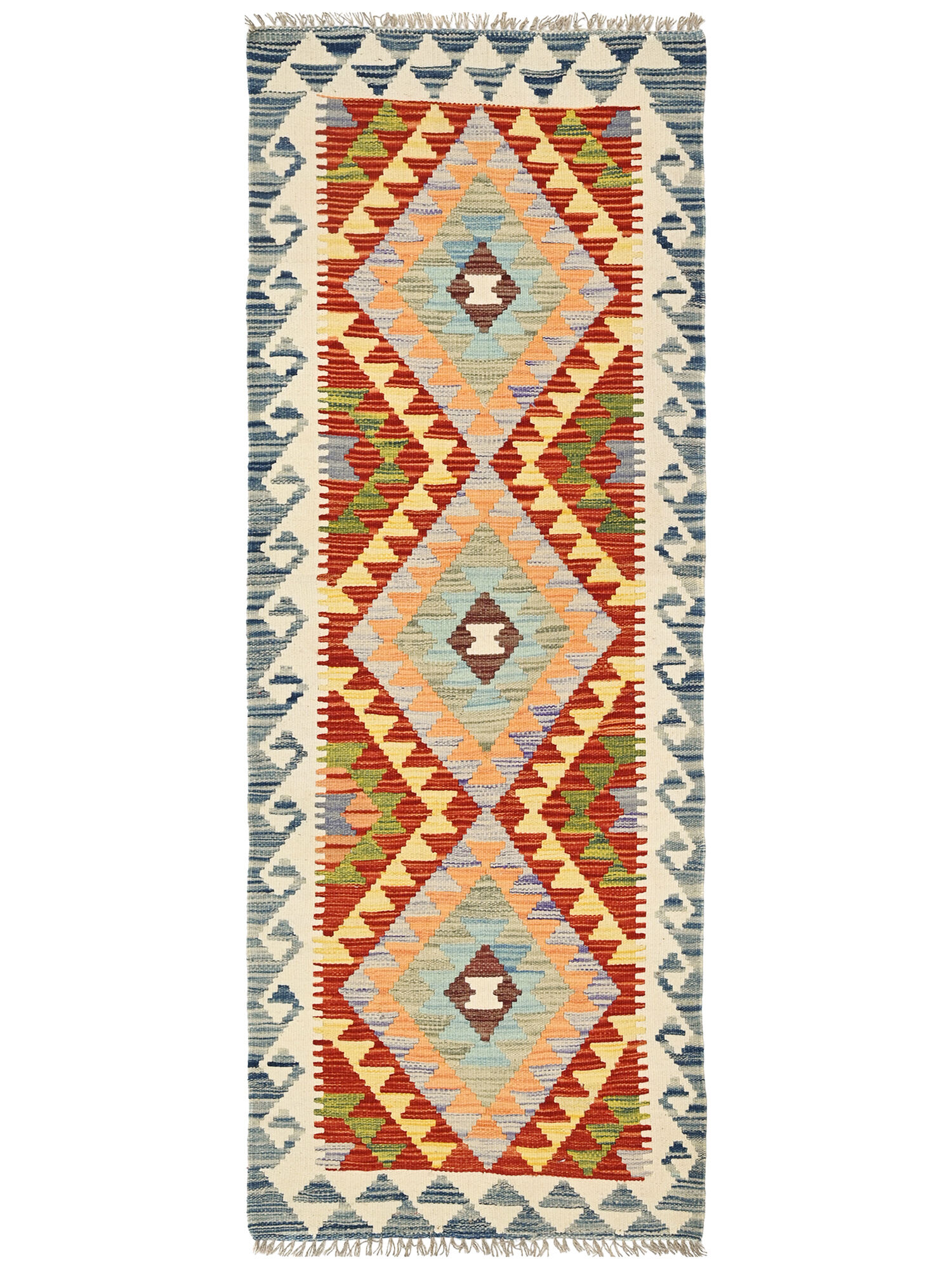 Kelim Afghan Old style Matta 75x200